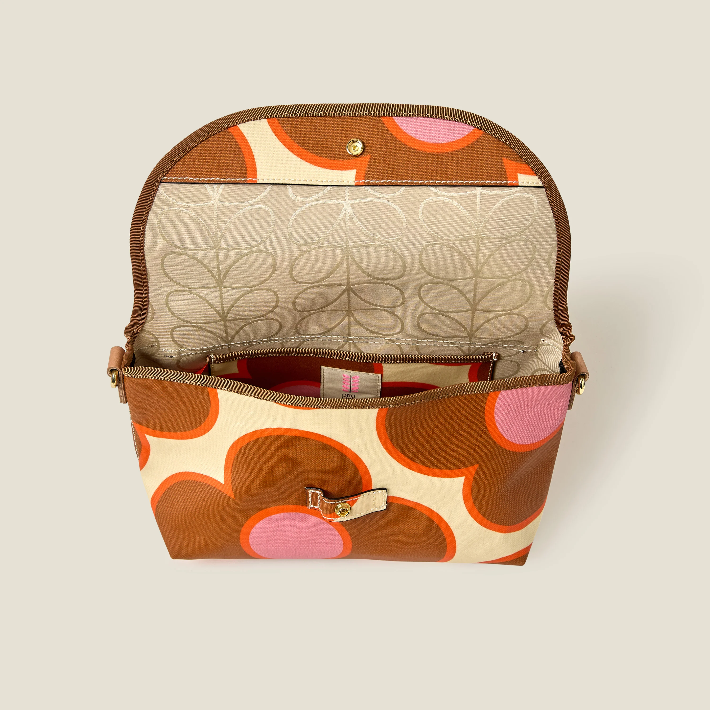 Acre Satchel - Flower Spot Persimmon - Image 5