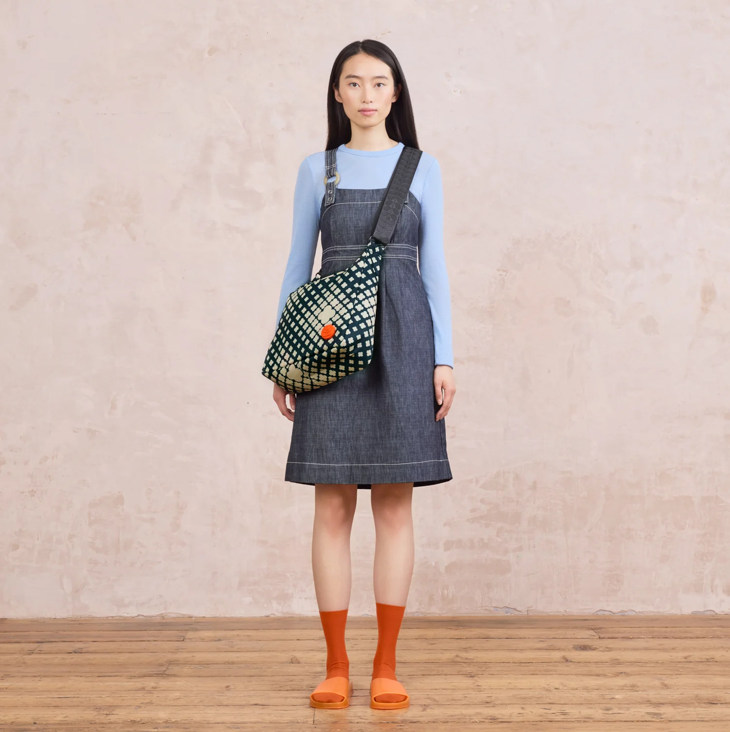 Area Hobo Crossbody - Flower Galaxy Midnight - Image 6