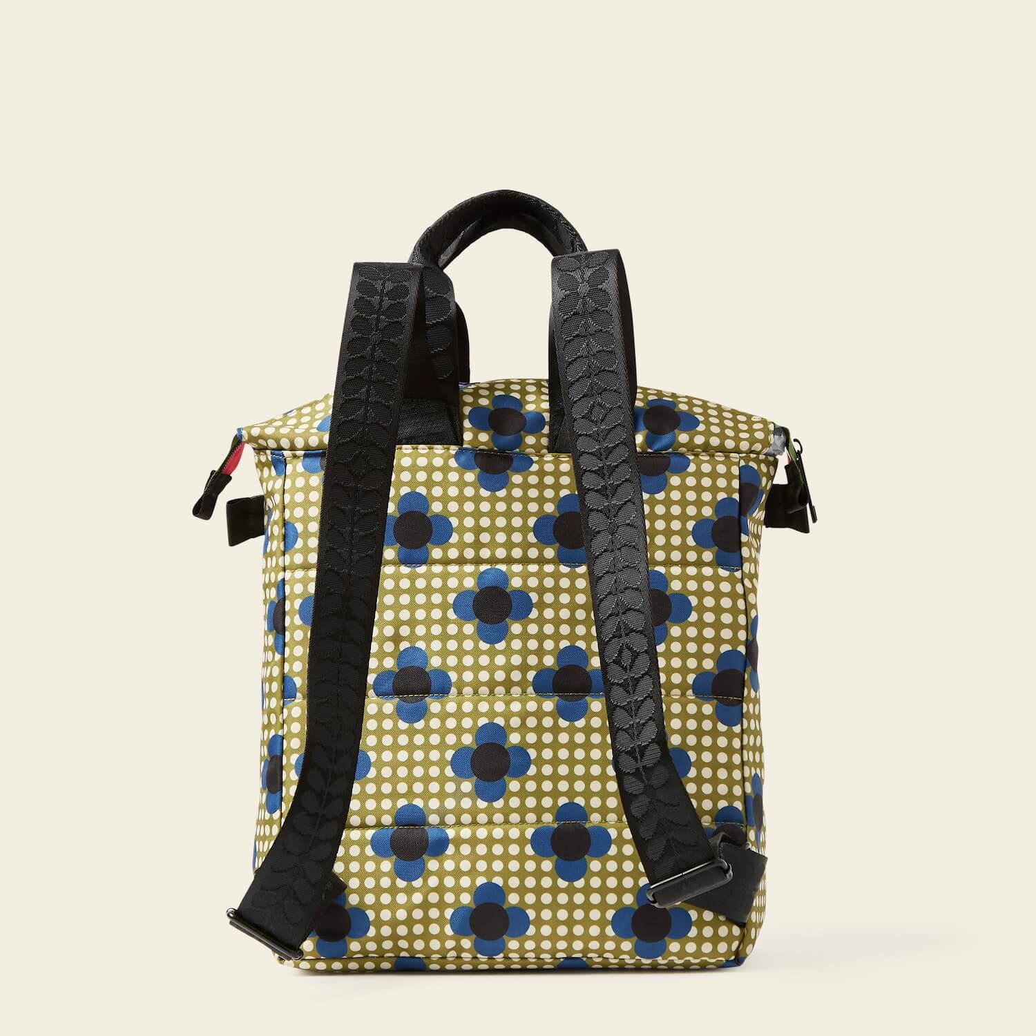 Axis Medium Backpack - Flower Polka Dot Olive - Image 4