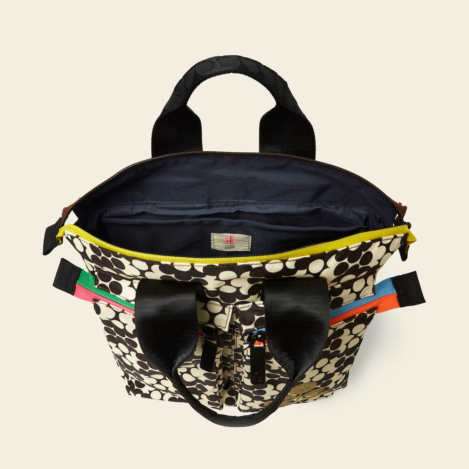 Axis Medium Backpack - Puzzle Flower Porcini - Image 5