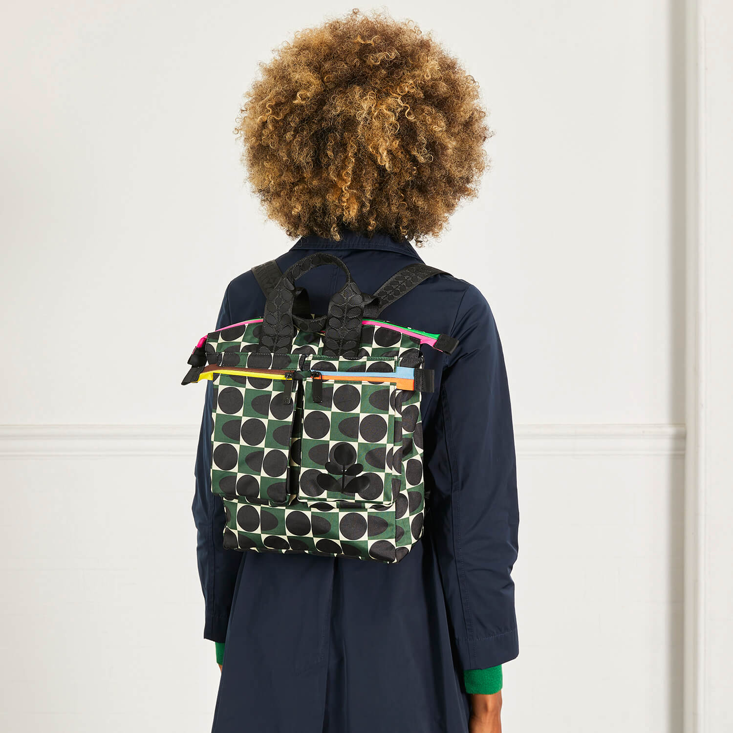 Axis Medium Backpack - Spot Square Forest - Image 2