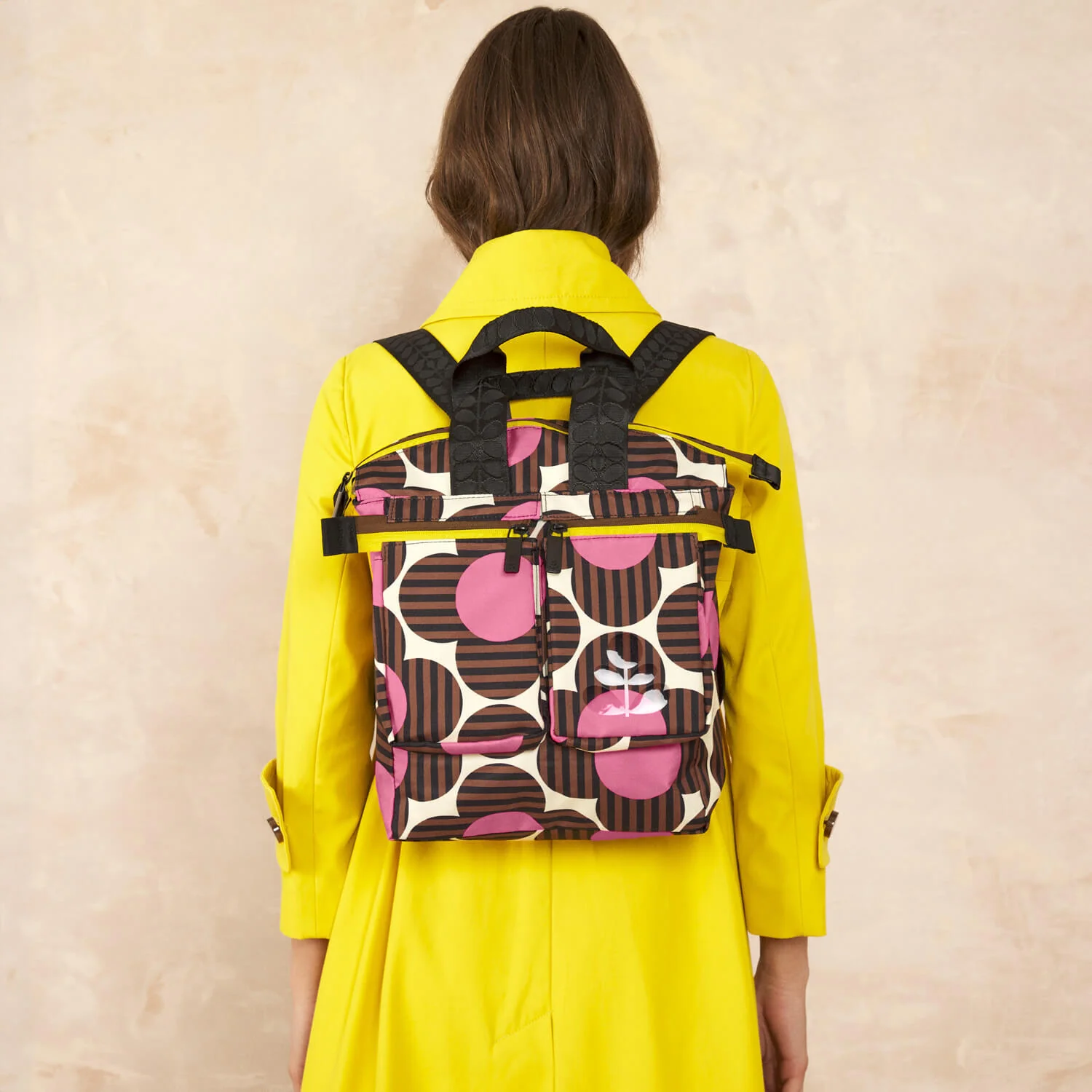 Axis Medium Backpack - Striped Flower Azalea - Image 2