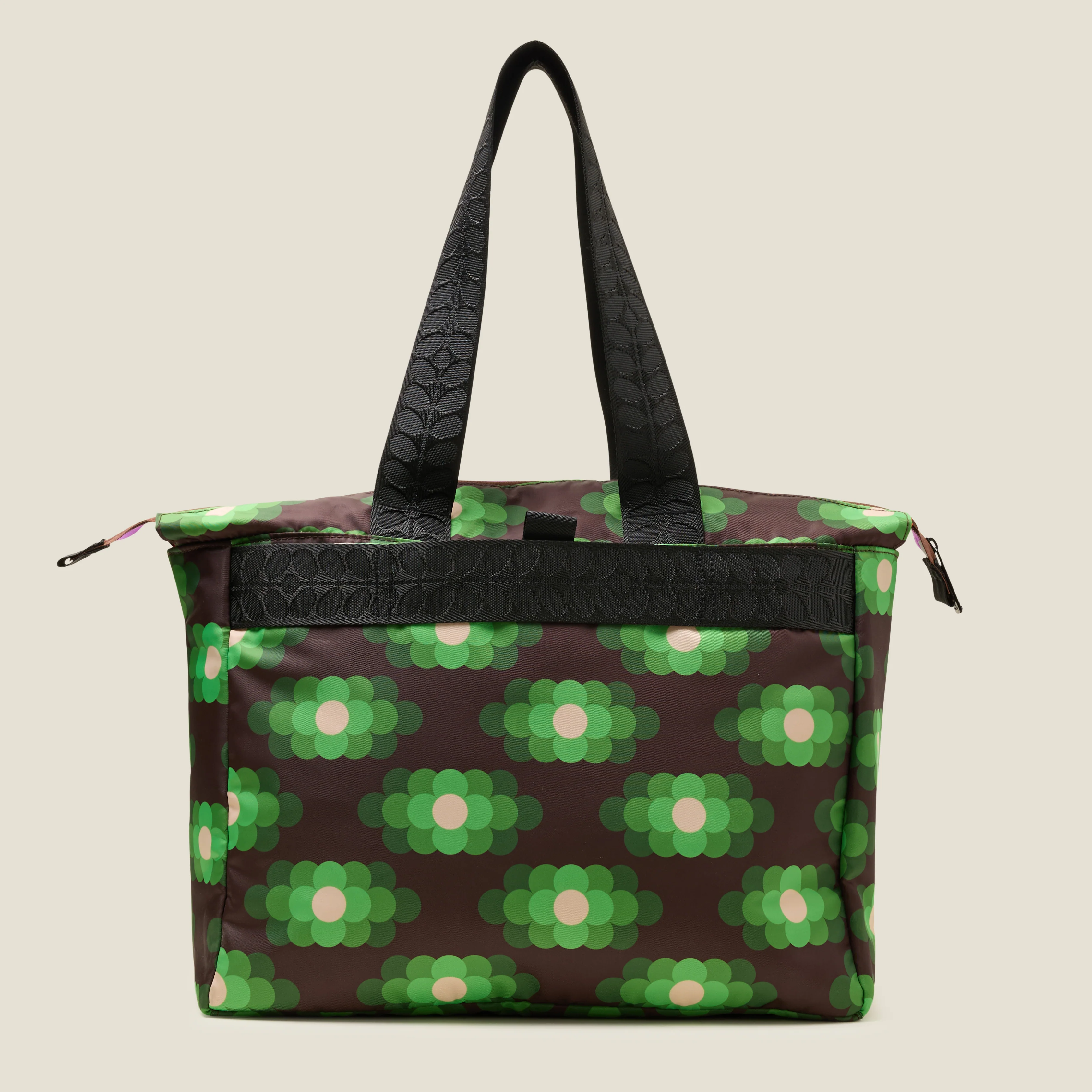 Axis Tote Bag - Flower Haze Neon Green - Image 5