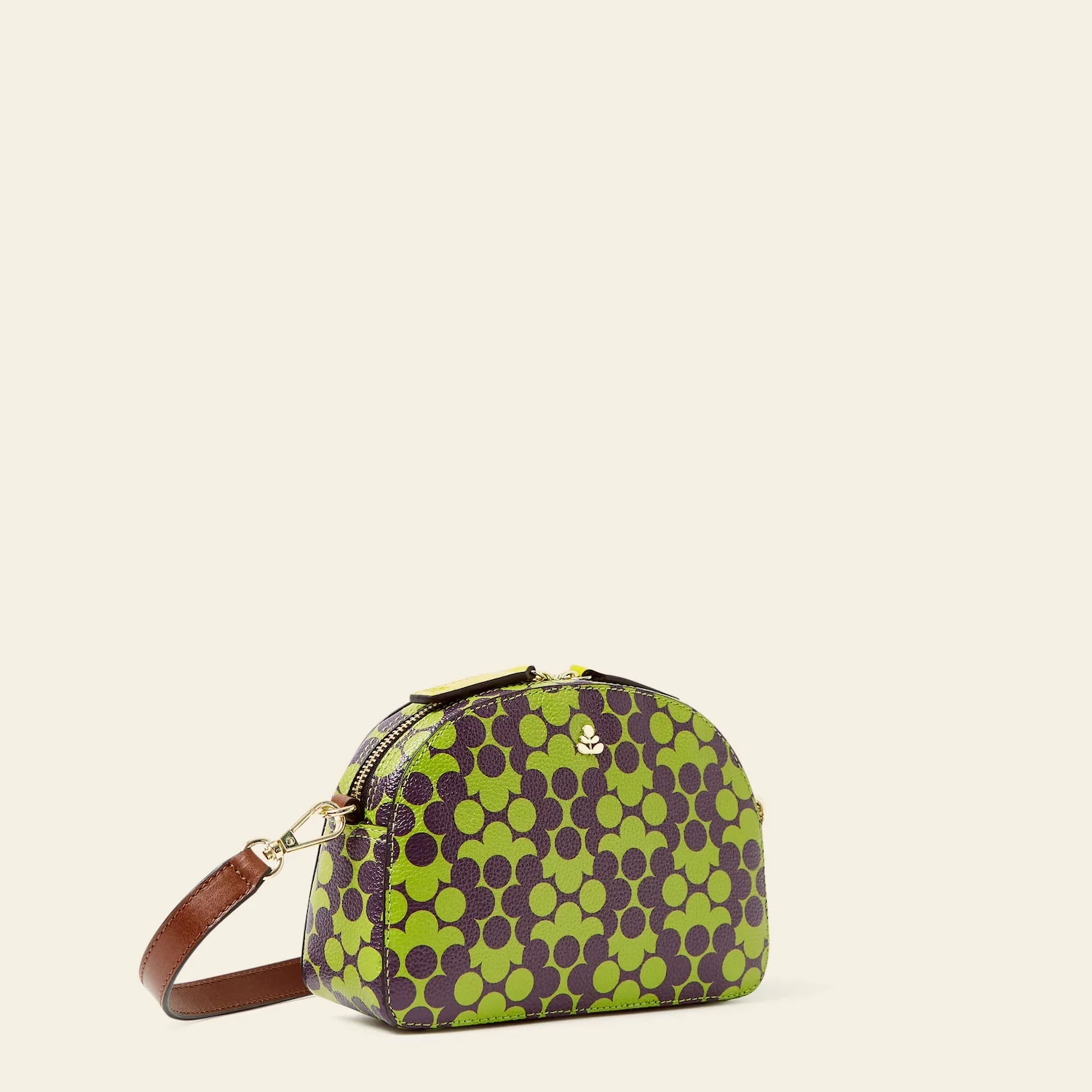 Babaluna Crossbody - Purple Puzzle Flower - Image 3