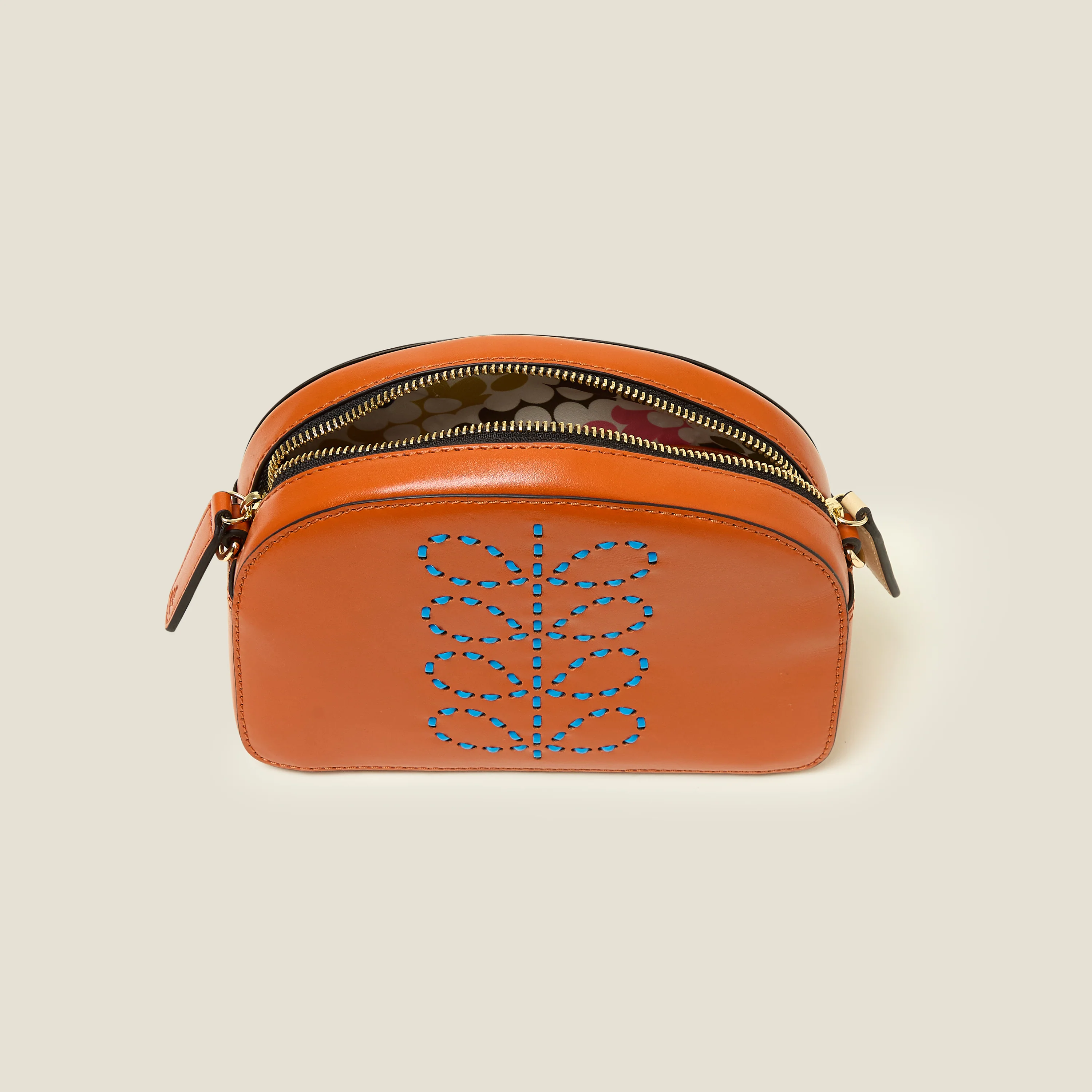 Babaluna Crossbody - Whipstitch Stem Orange - Image 5