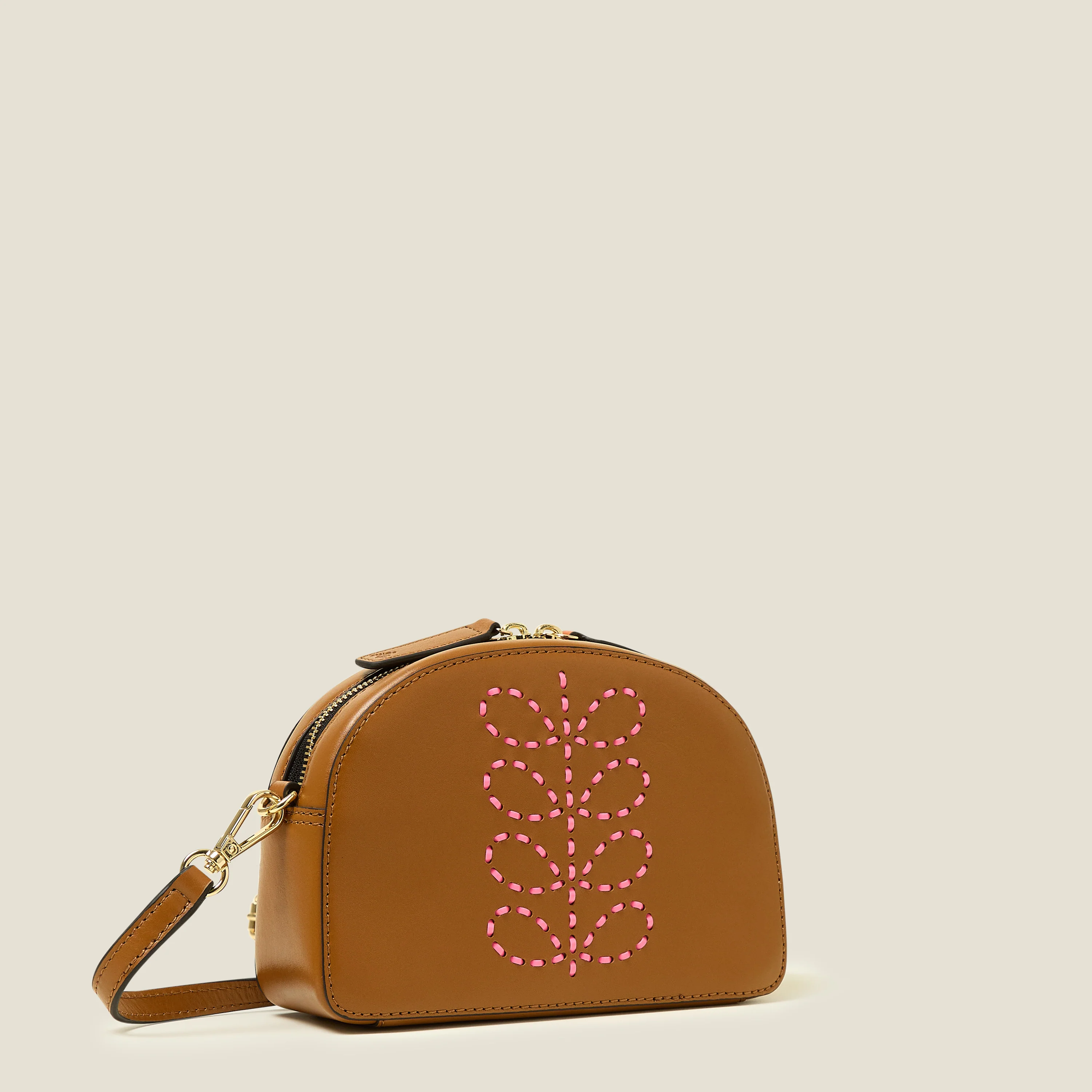 Babaluna Crossbody - Whipstitch Stem Tan - Image 3