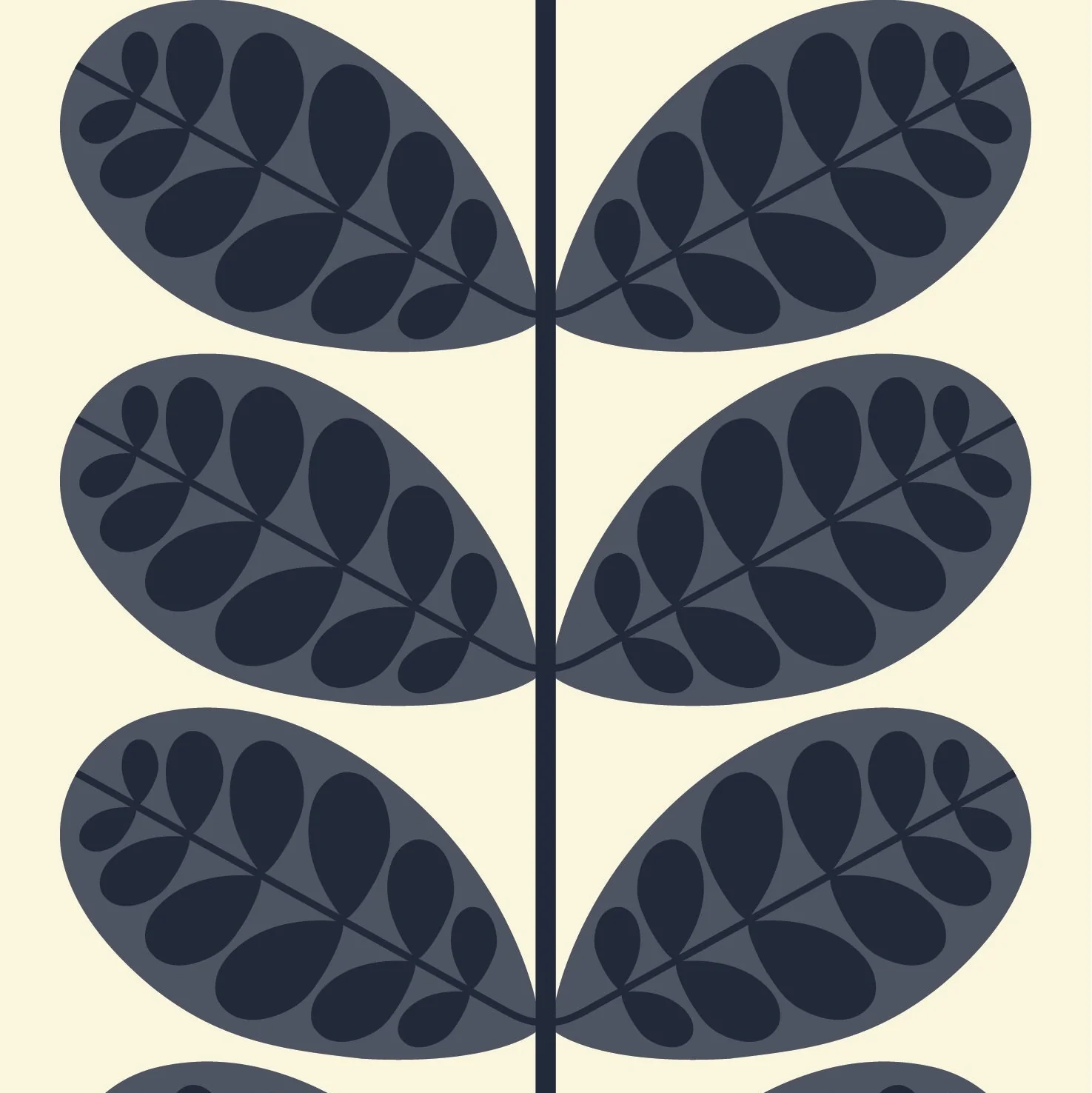 Botanica Denim Wallpaper - Image 2