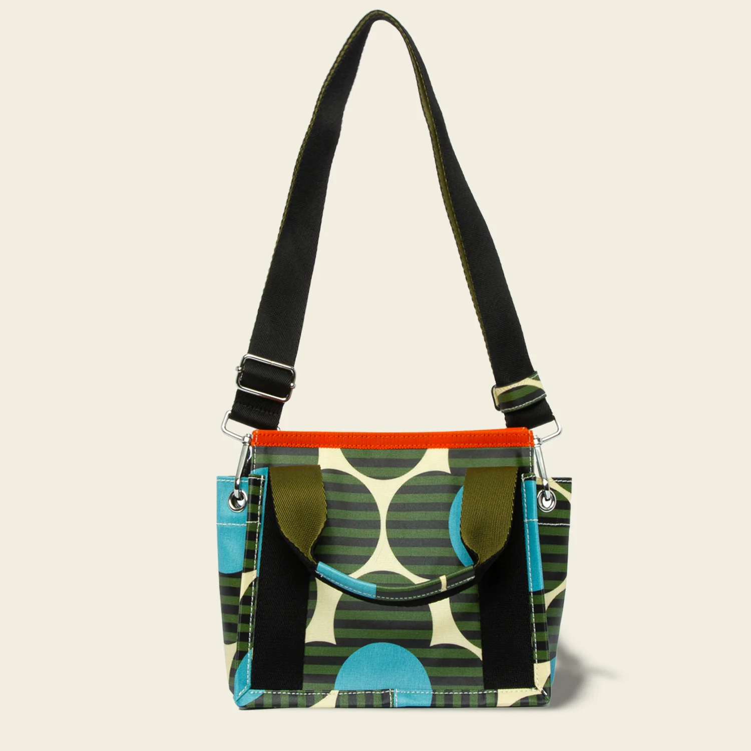 Bromell Handbag - Stripe Flower - Image 3