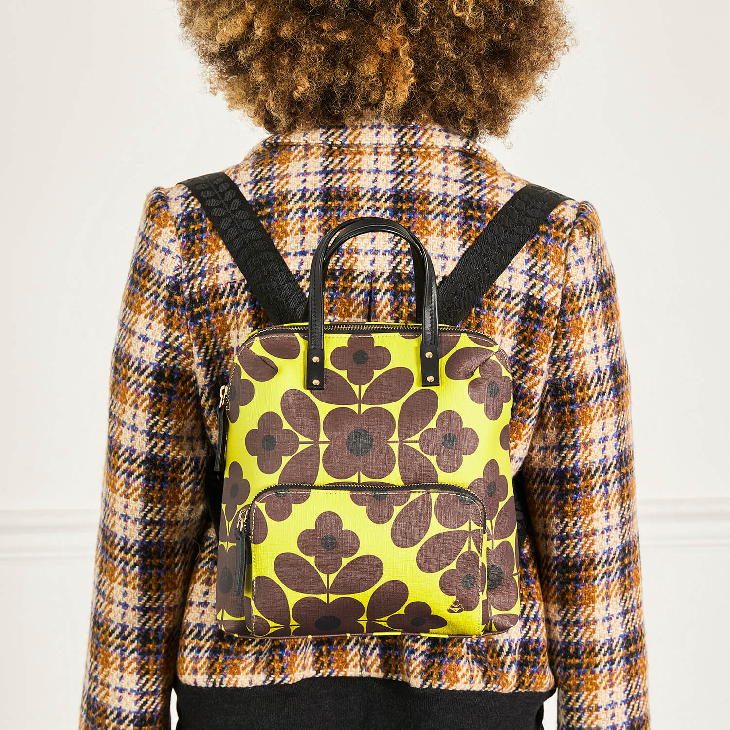 Buddy Backpack - Flower Tile Chartreuse - Image 2