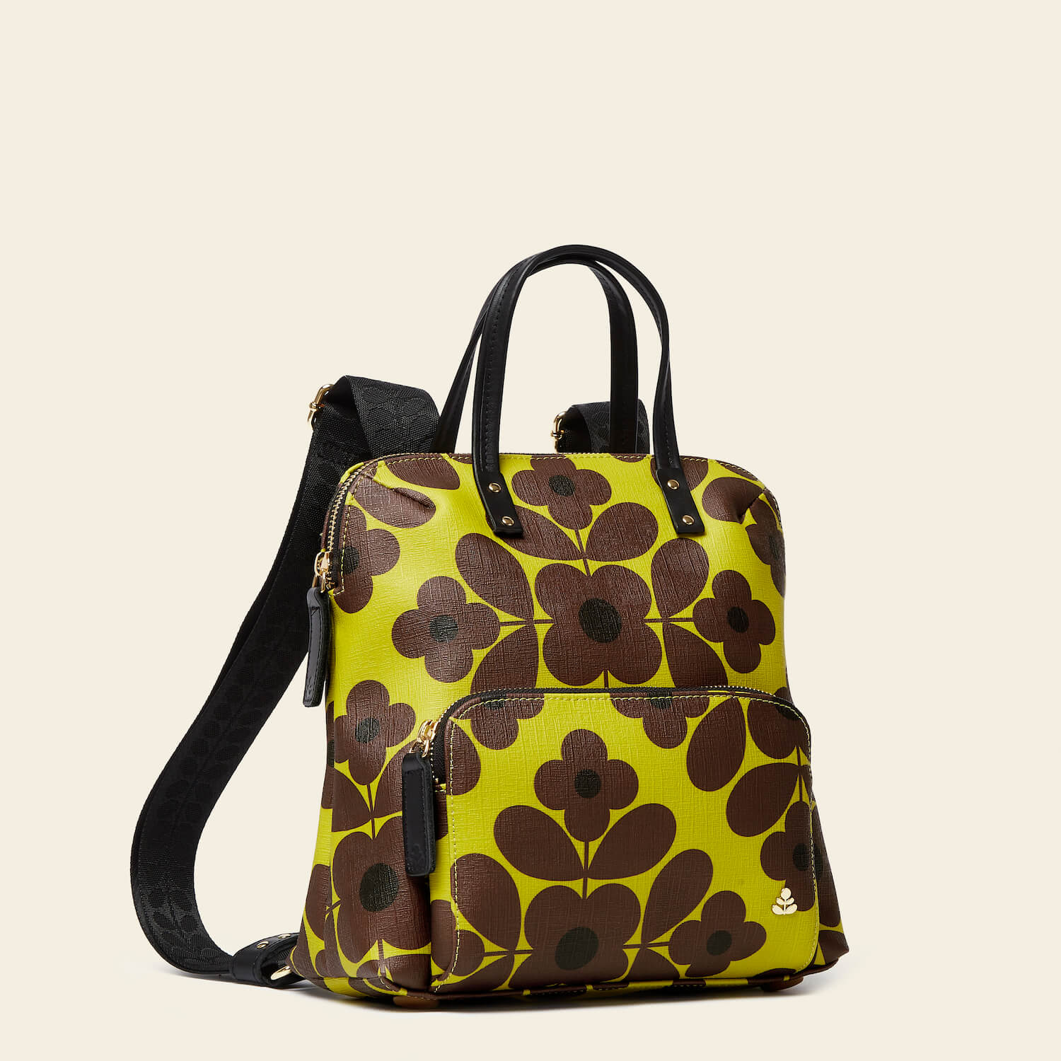 Buddy Backpack - Flower Tile Chartreuse - Image 3