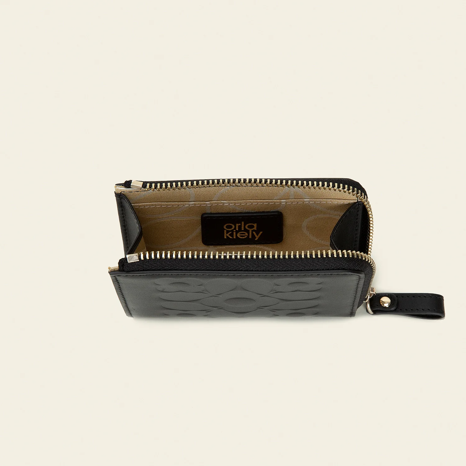 Carla Zip Purse - Black - Image 8