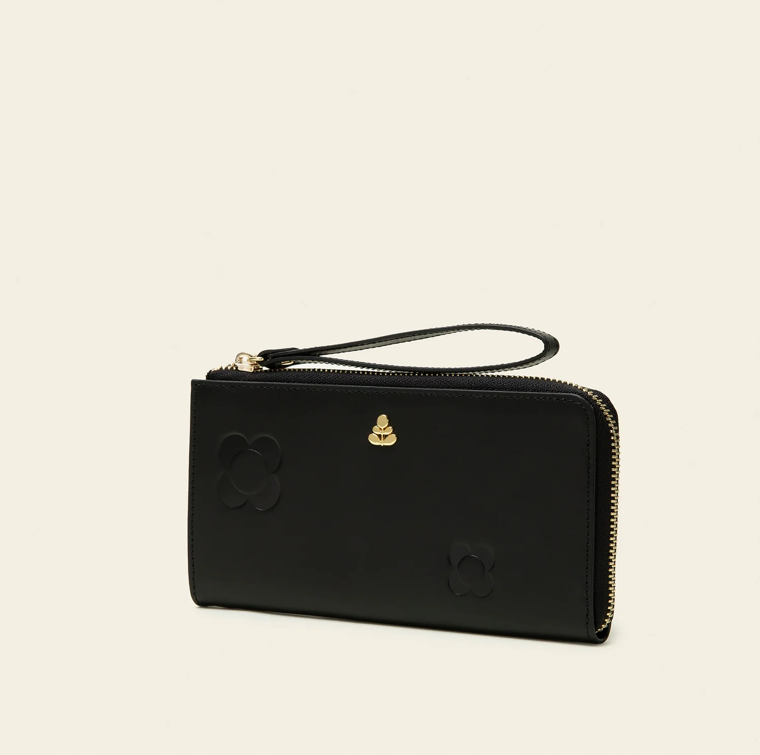 Carrie Long Zip Purse - Scattered Flower Black - Image 2
