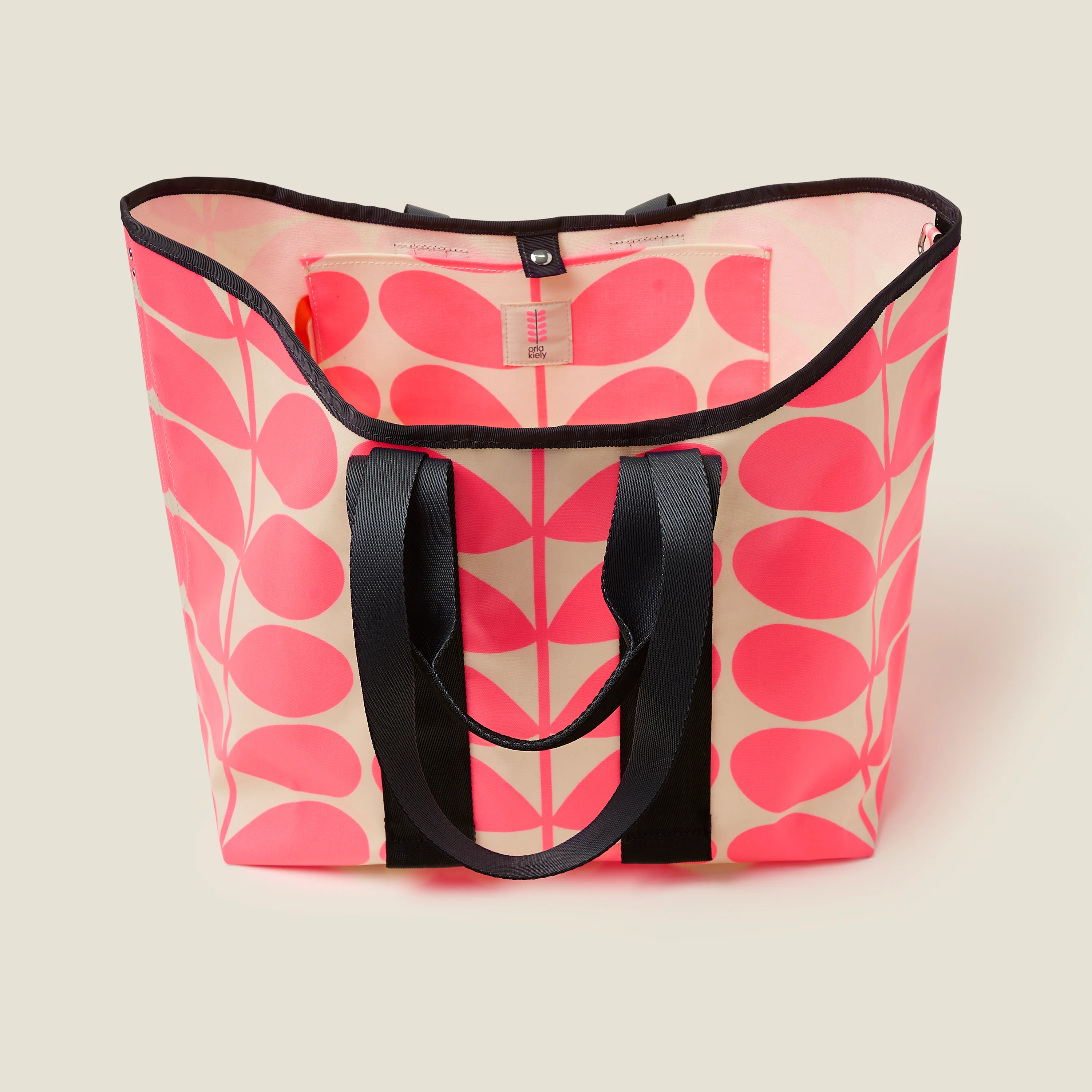 Carryall Basic Tote - Solid Stem Neon Pink - Image 5