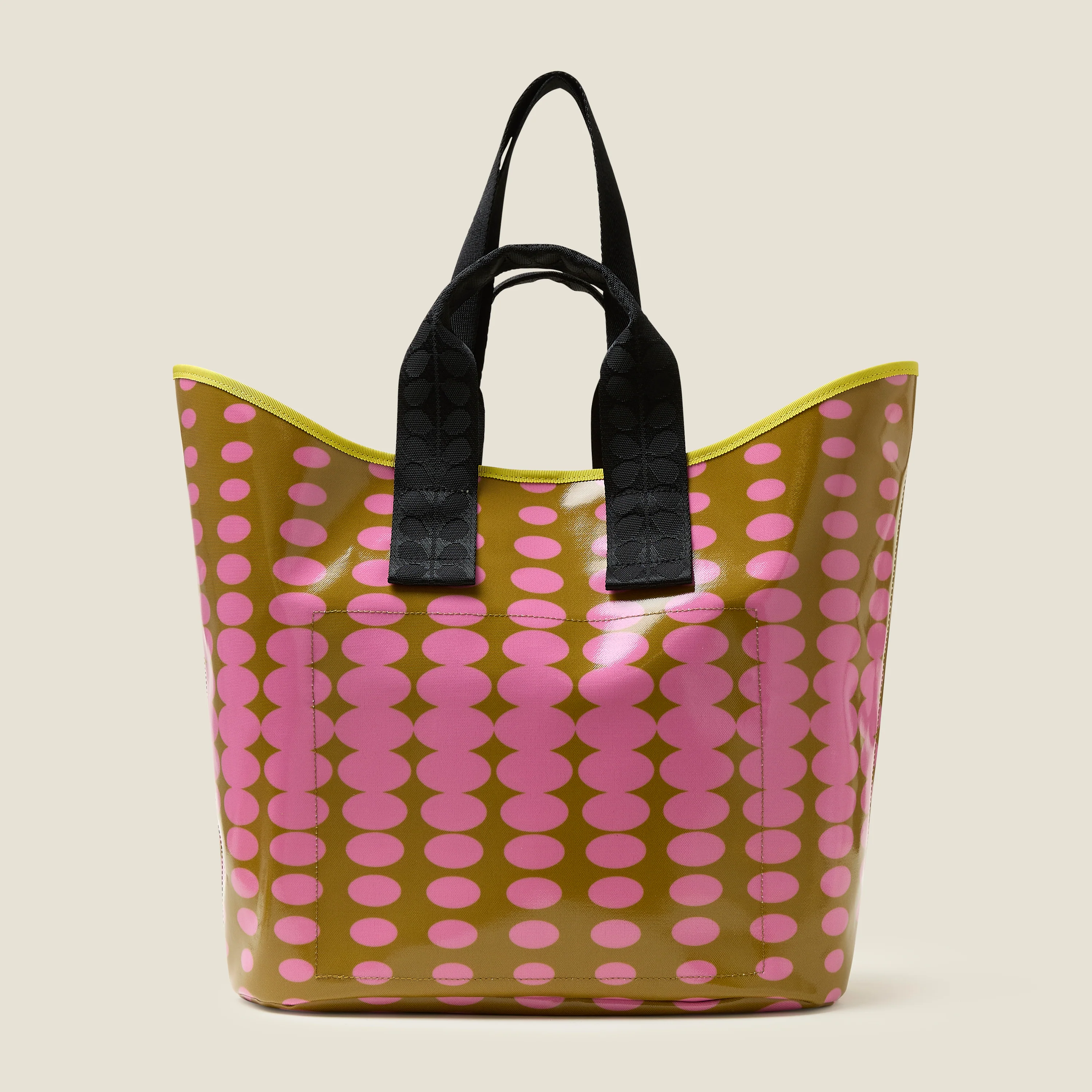 Carryall Large Tote - Optical Oval Ochre - Image 4