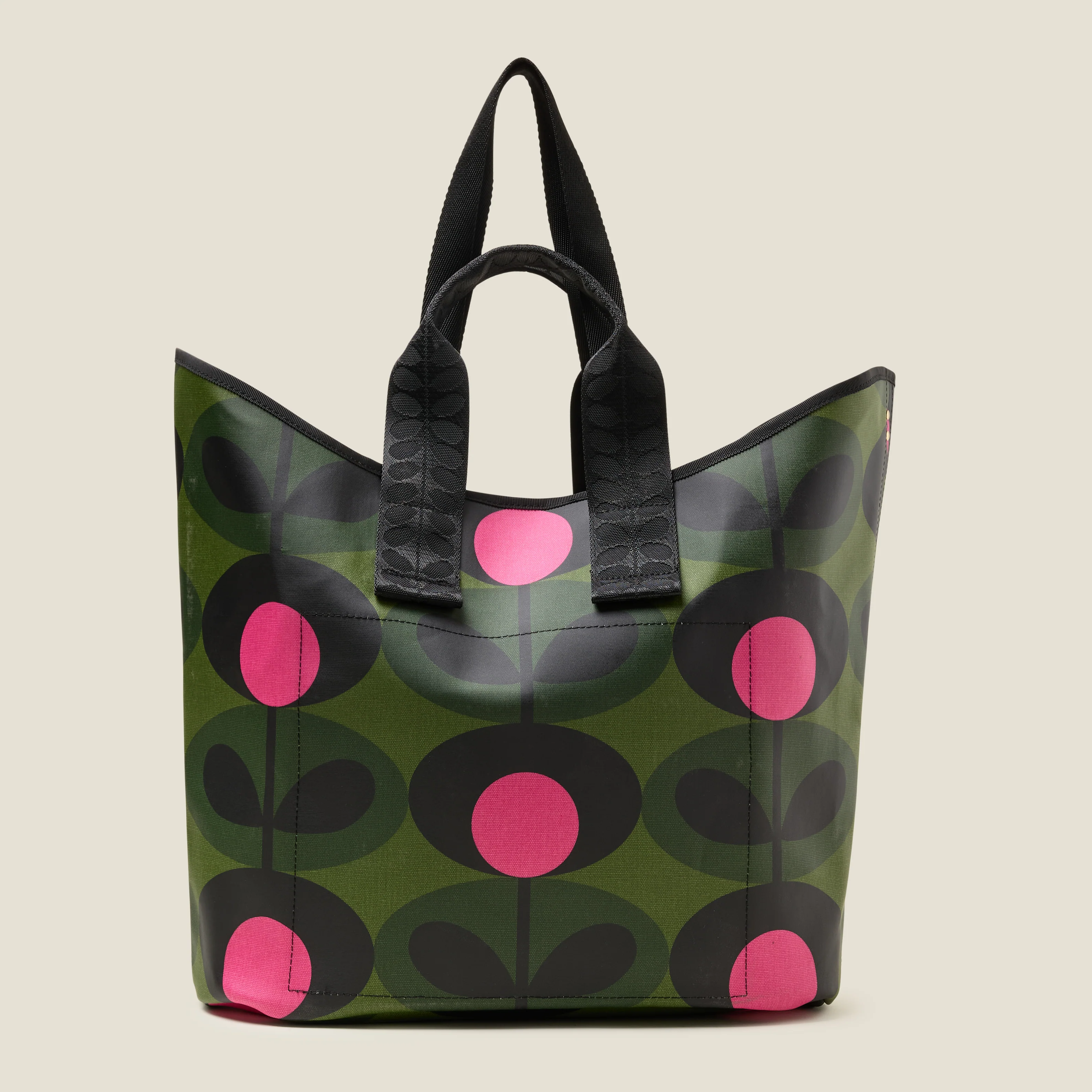 Carryall Large Tote Bag - Oval Stem Forest - Image 2