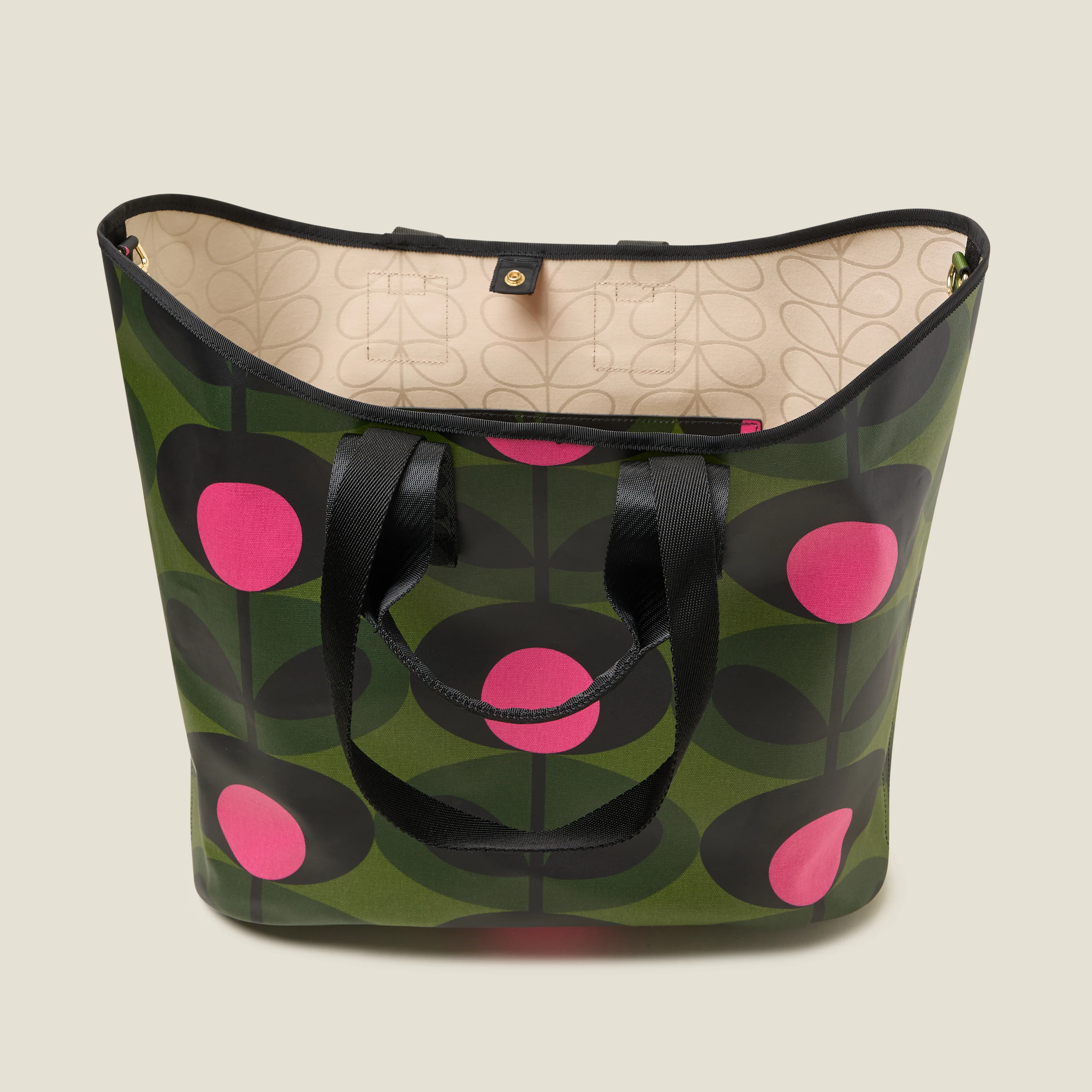 Carryall Large Tote Bag - Oval Stem Forest - Image 4