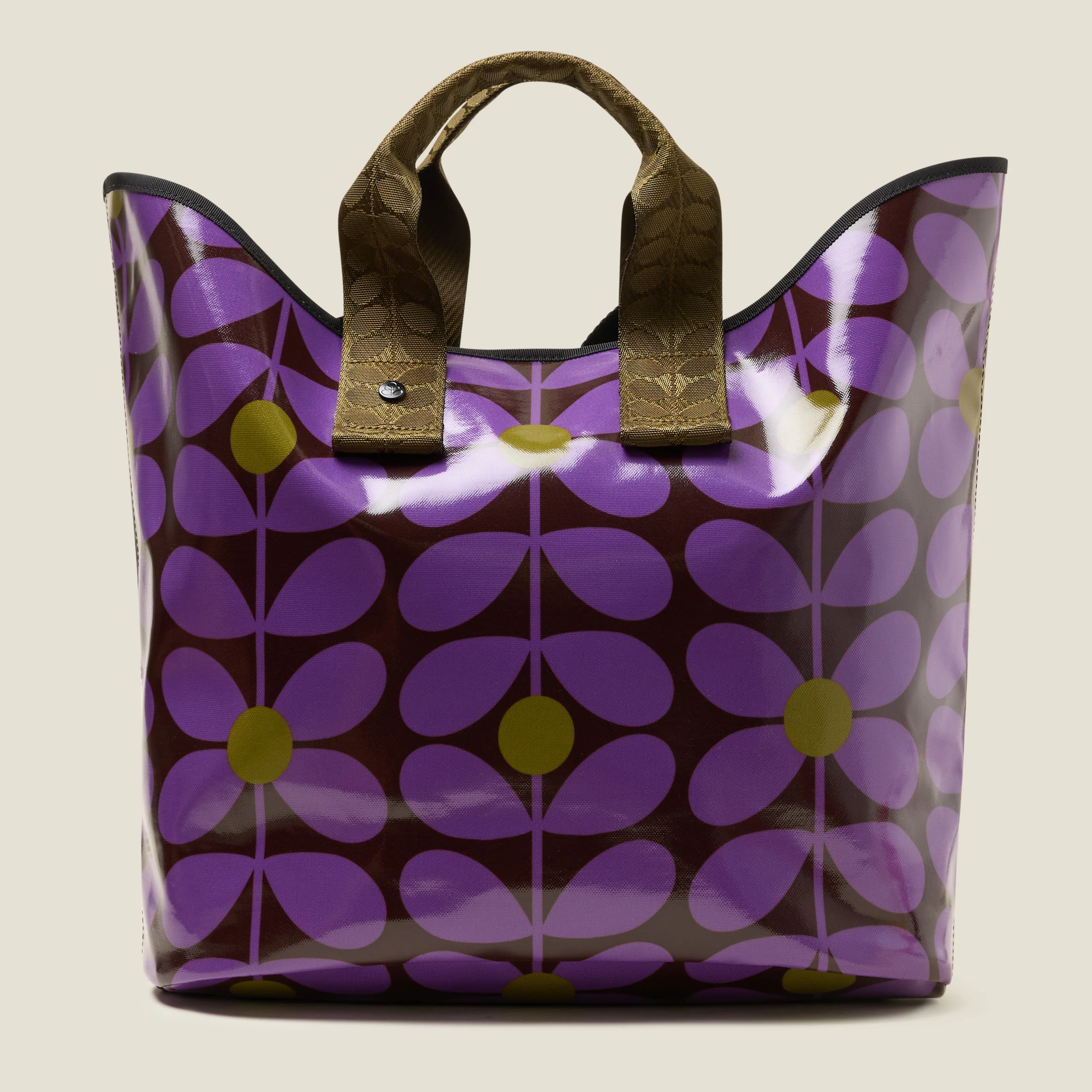 Carryall Large Tote Bag - Sixties Stem Orchid