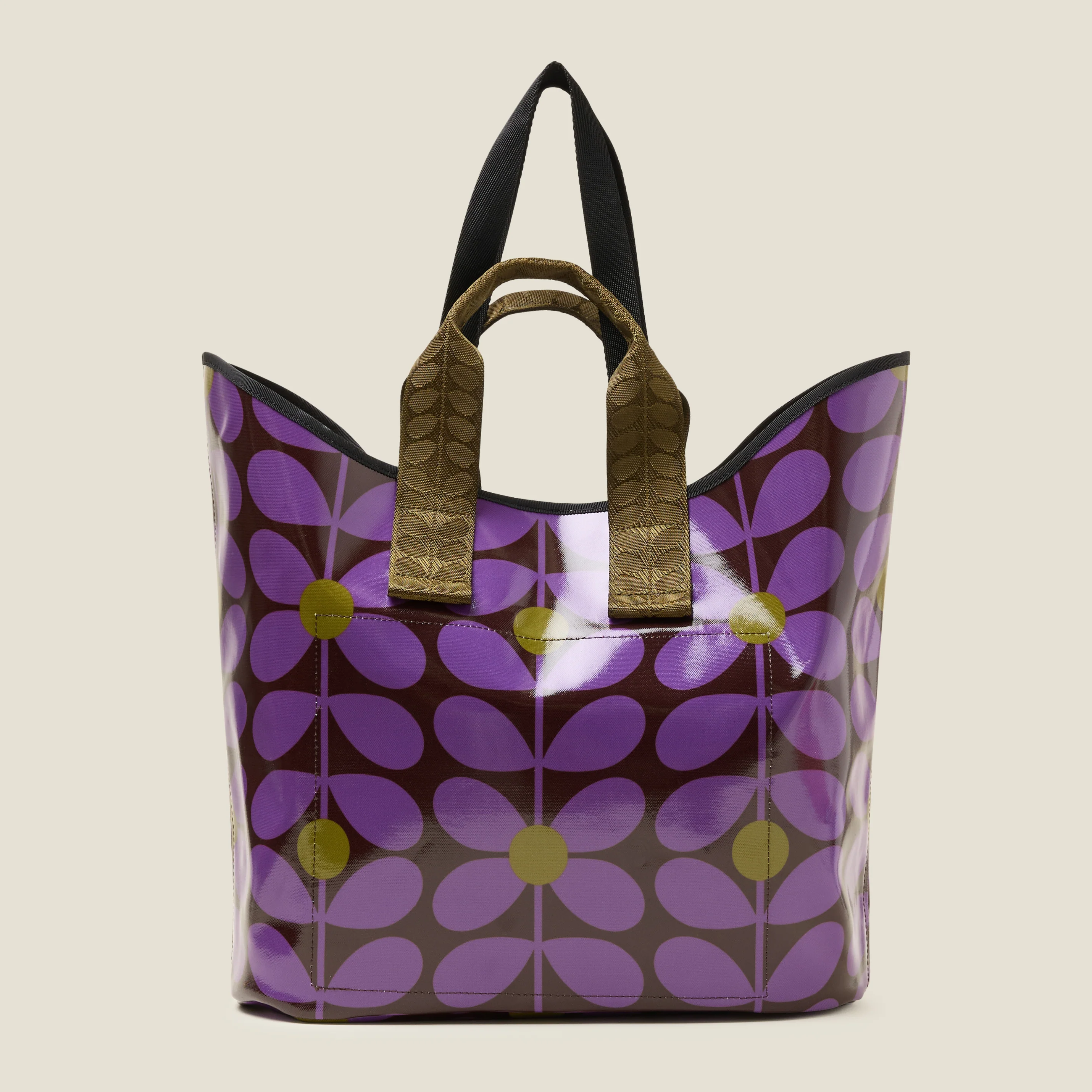 Carryall Large Tote Bag - Sixties Stem Orchid - Image 4