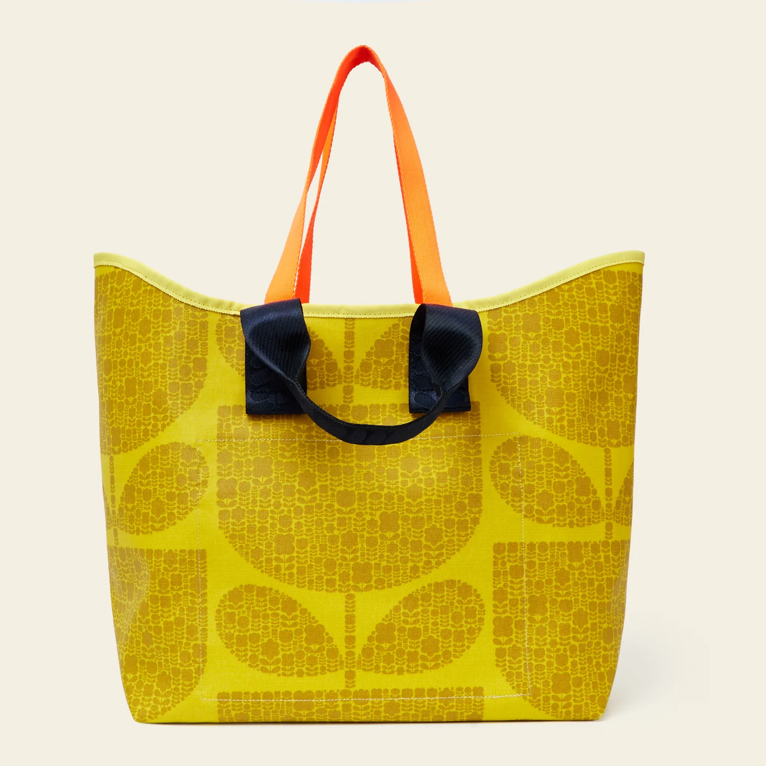 Carryall Large Tote - Block Garden Sunflower - Image 5