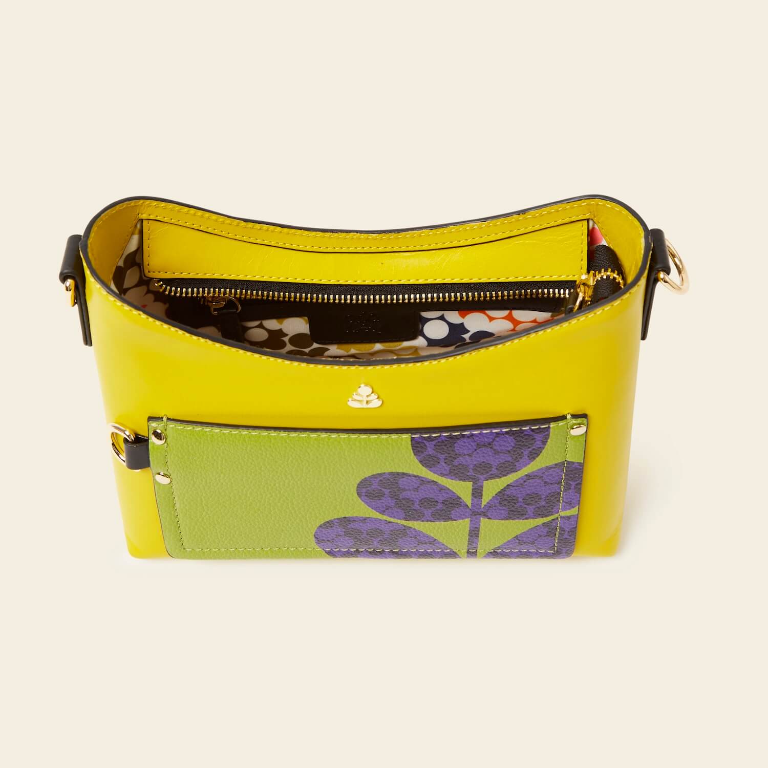 Carrymin Crossbody - Daffodil Puzzle Flower - Image 5