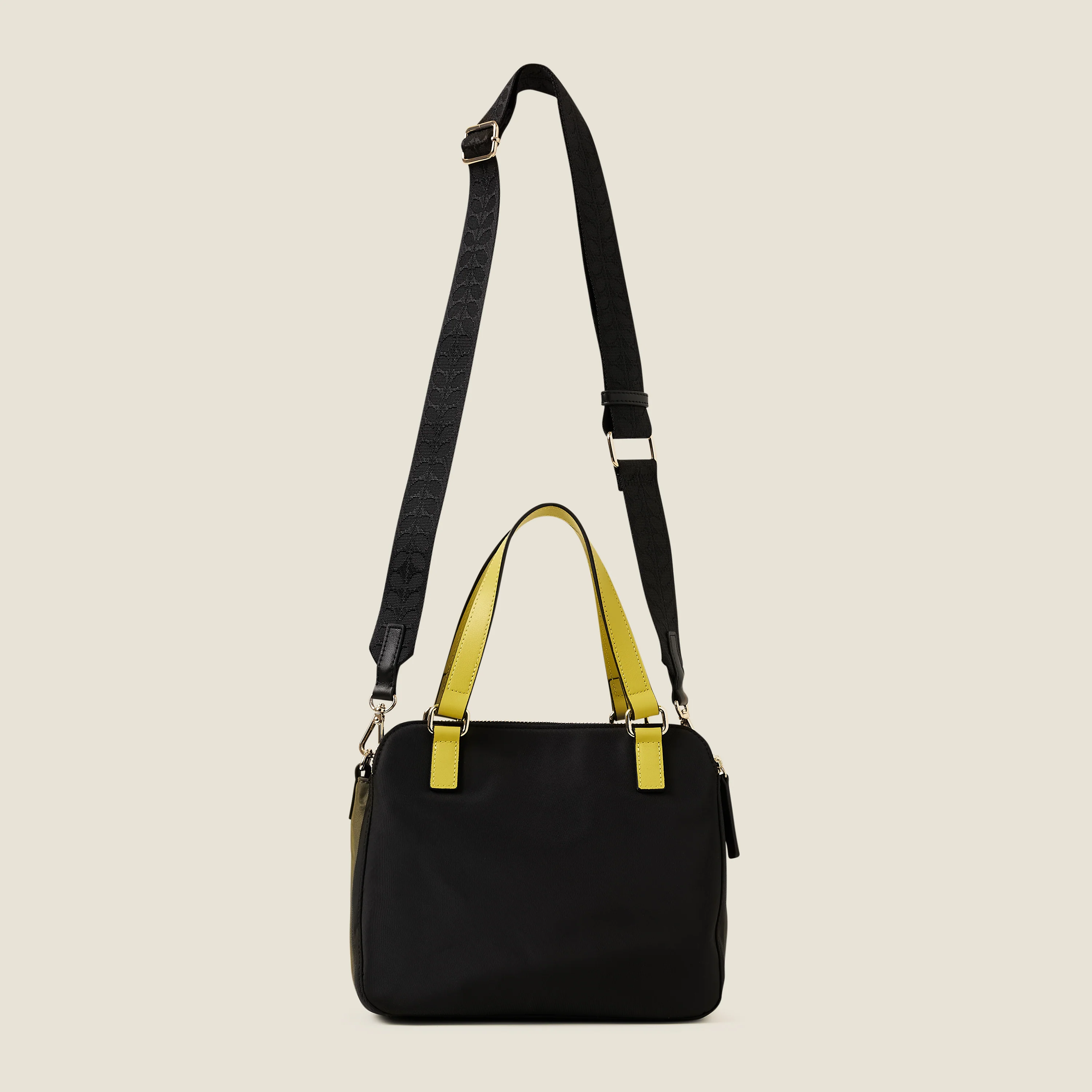 Colourblock Shoulder Bag - Black - Image 3