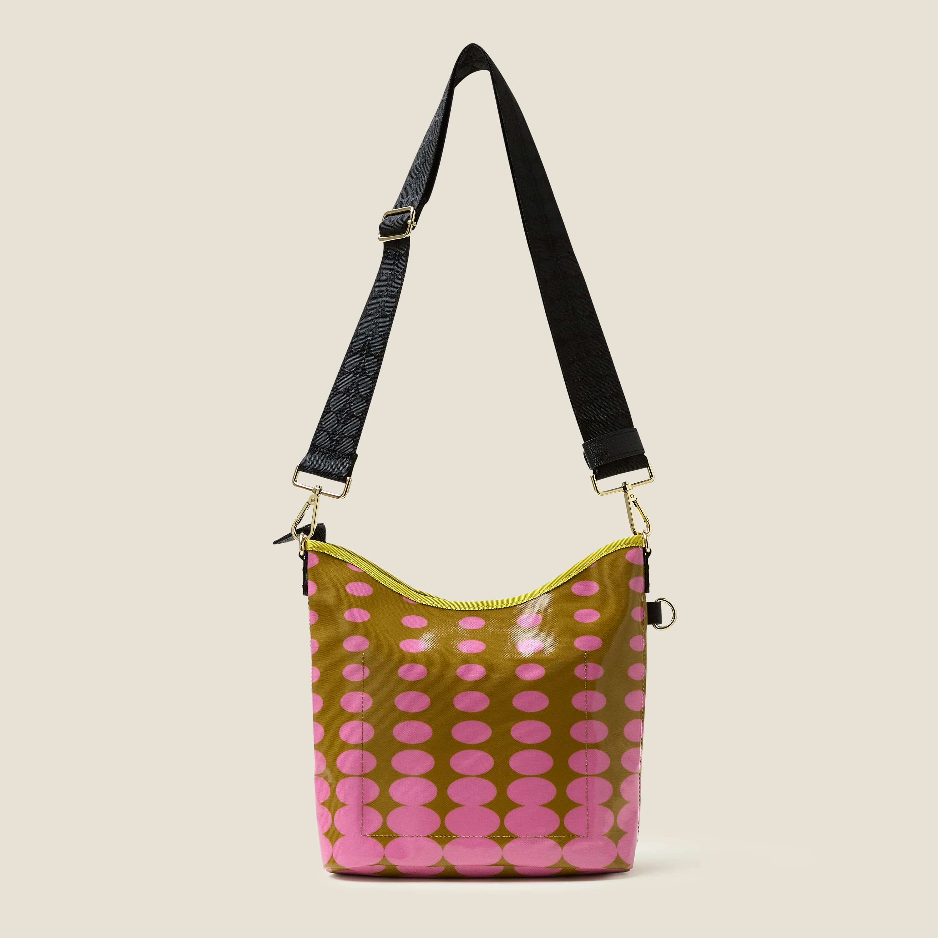 Cross Carry Crossbody - Optical Oval Ochre - Image 4