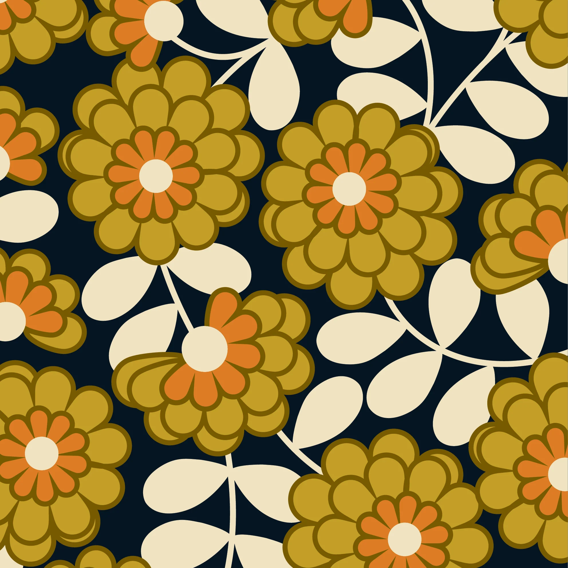 Dahlia Wallpaper - 70cm x 10m - Image 2