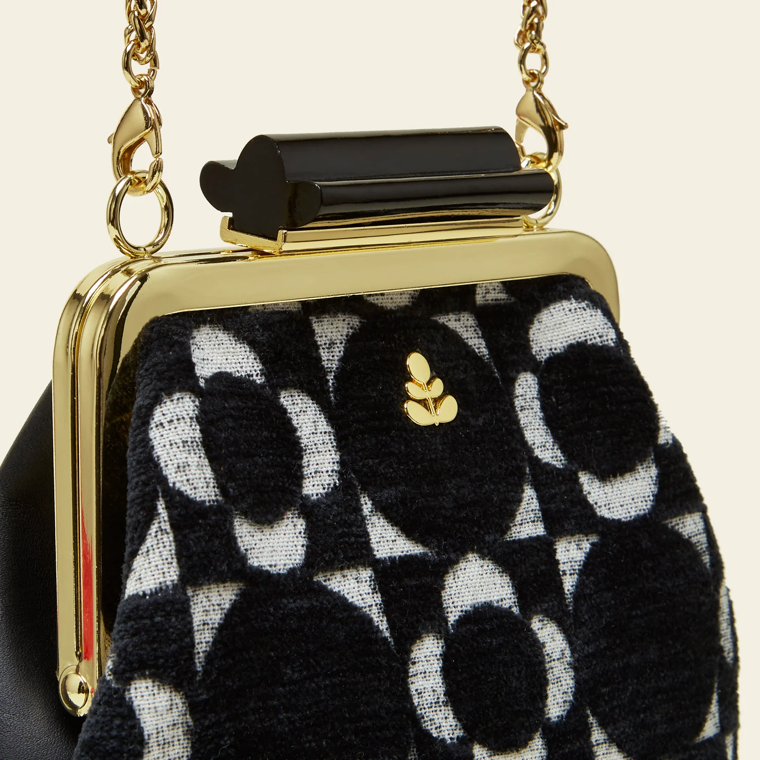 Dolly Mini Crossbody - Retro Tile Black - Image 5