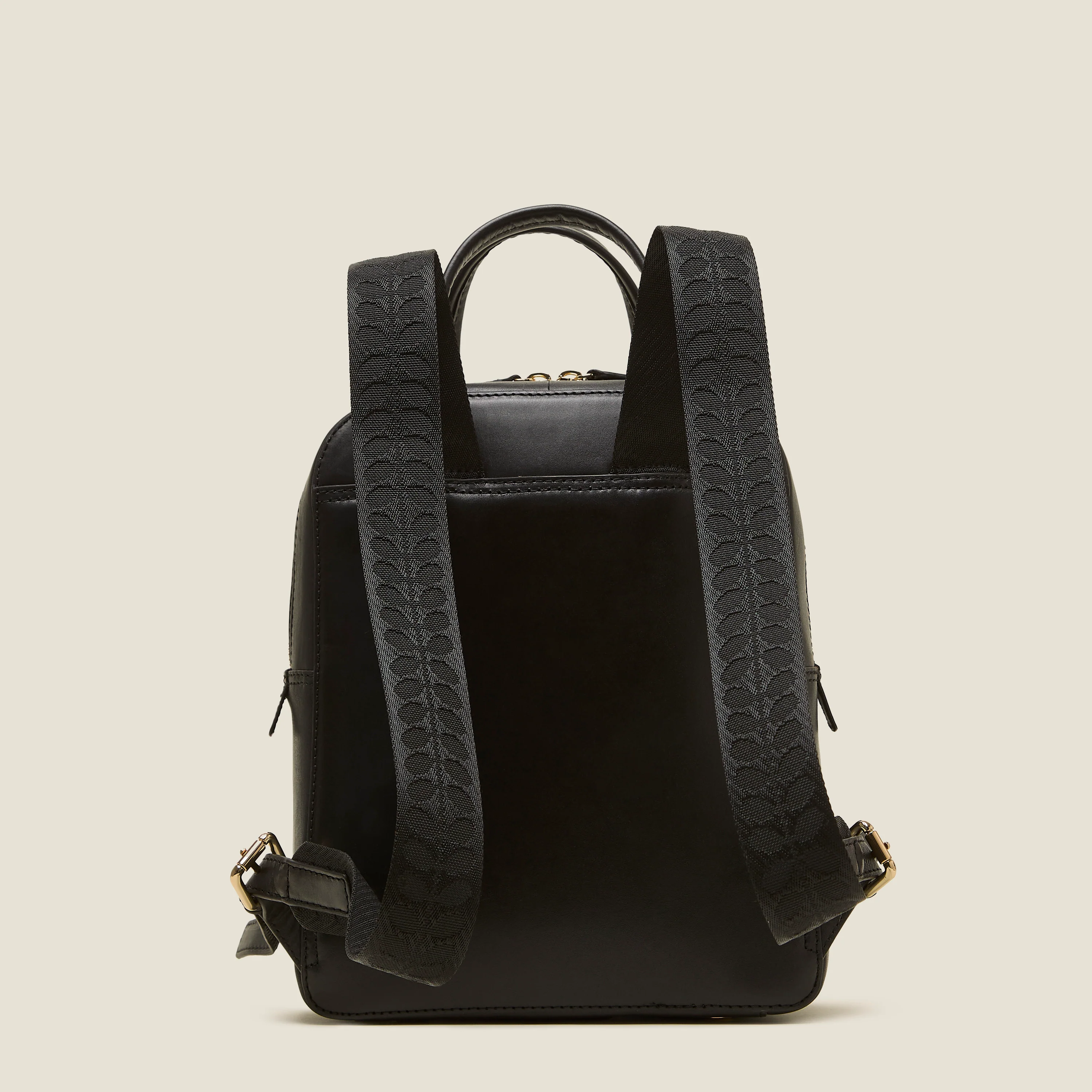 Emilia Petite Backpack - Embossed Stem Black - Image 4
