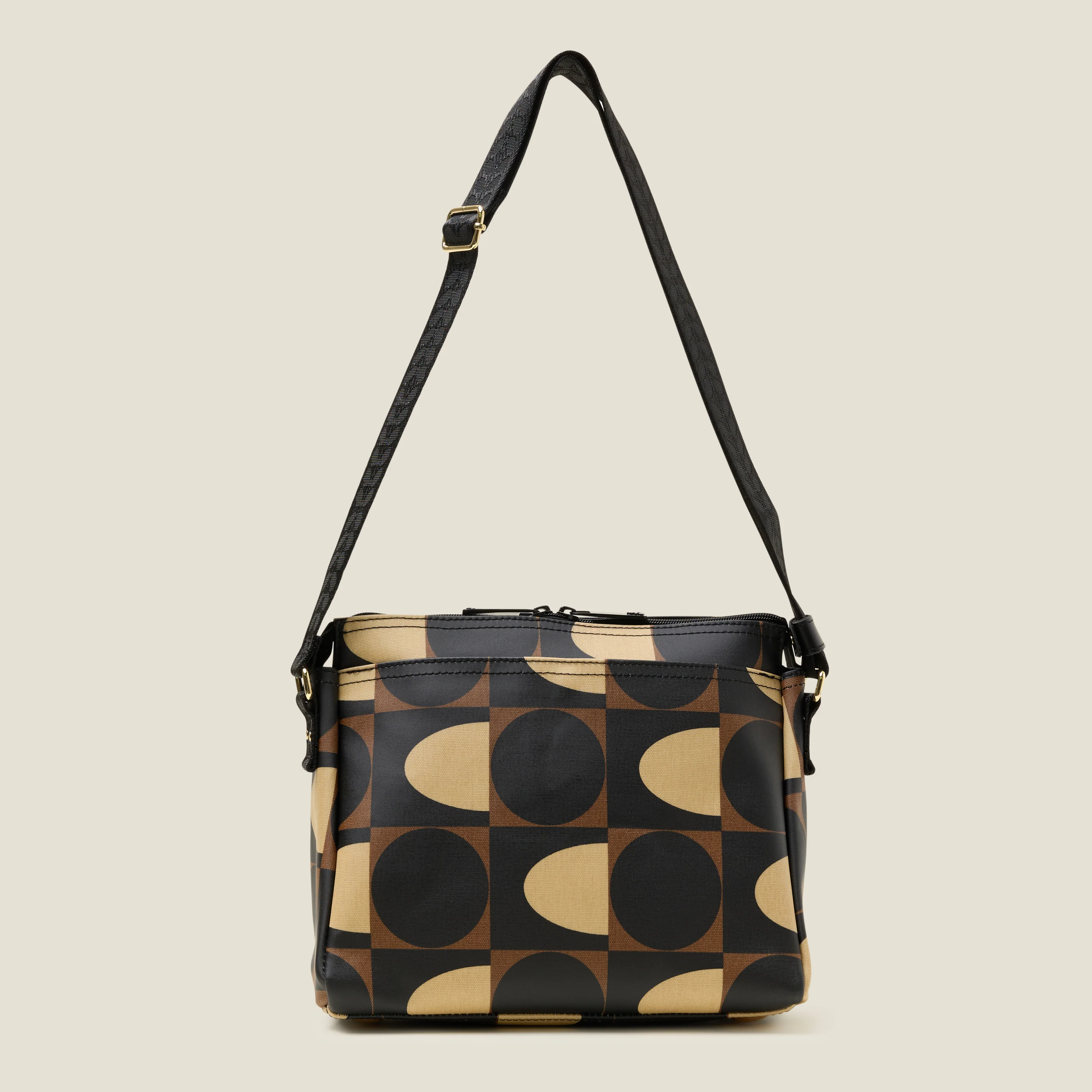 Fielder Crossbody Bag - Spot Square Mocha - Image 4