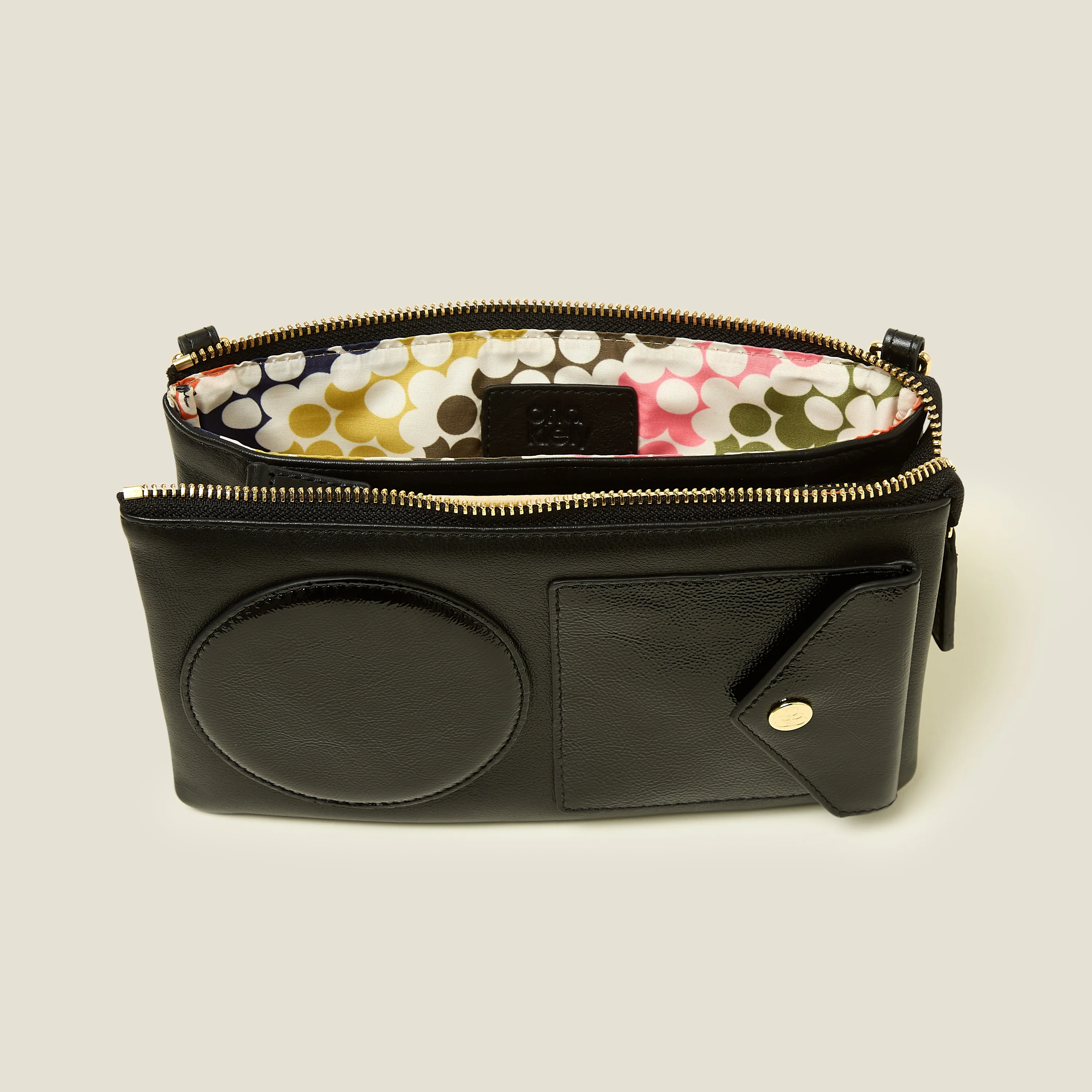 Folio Crossbody - OK Applique Black - Image 4