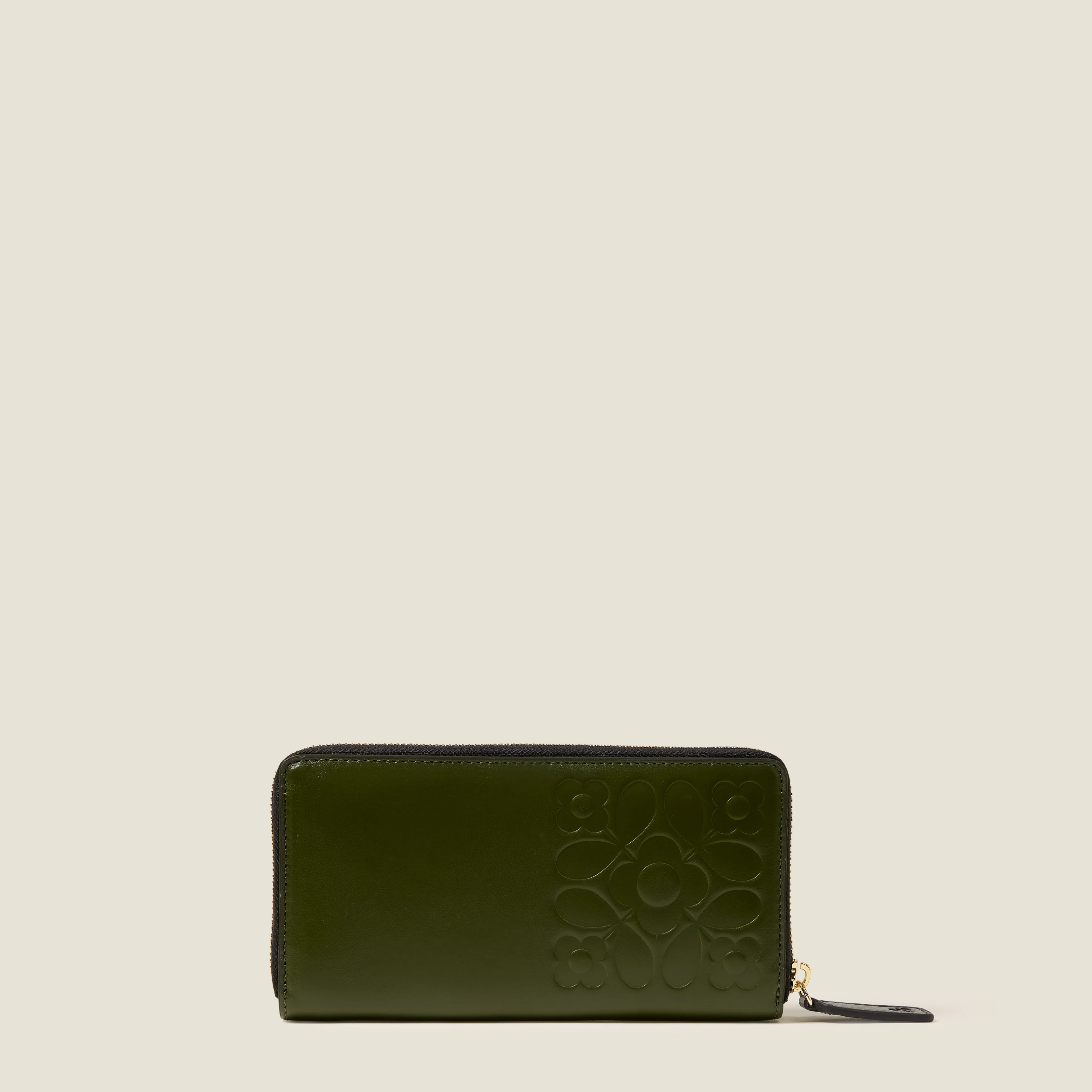 Forget Me Not Leather Wallet - Tile Emboss Forest - Image 3
