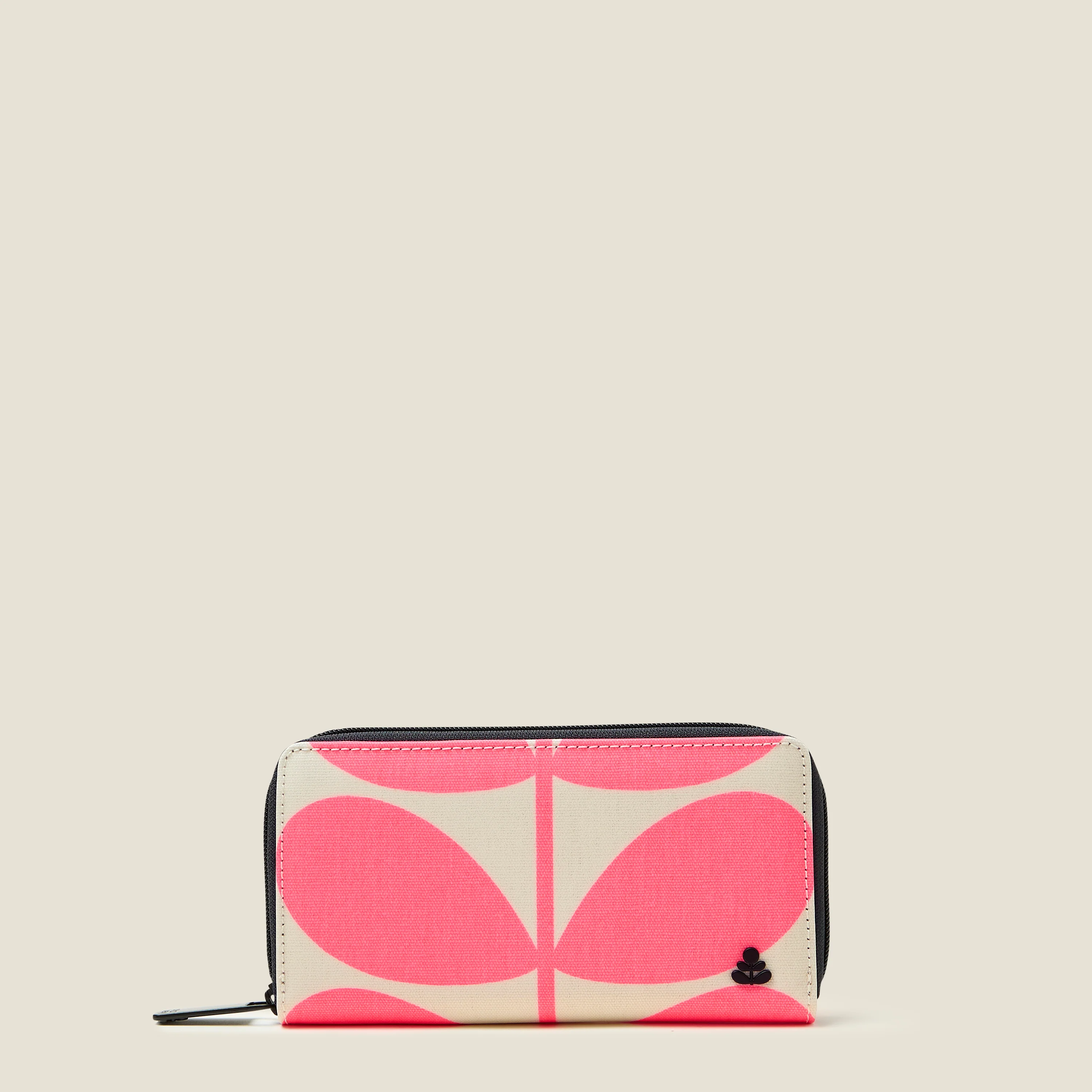 Forget Me Not Wallet - Solid Stem Neon Pink