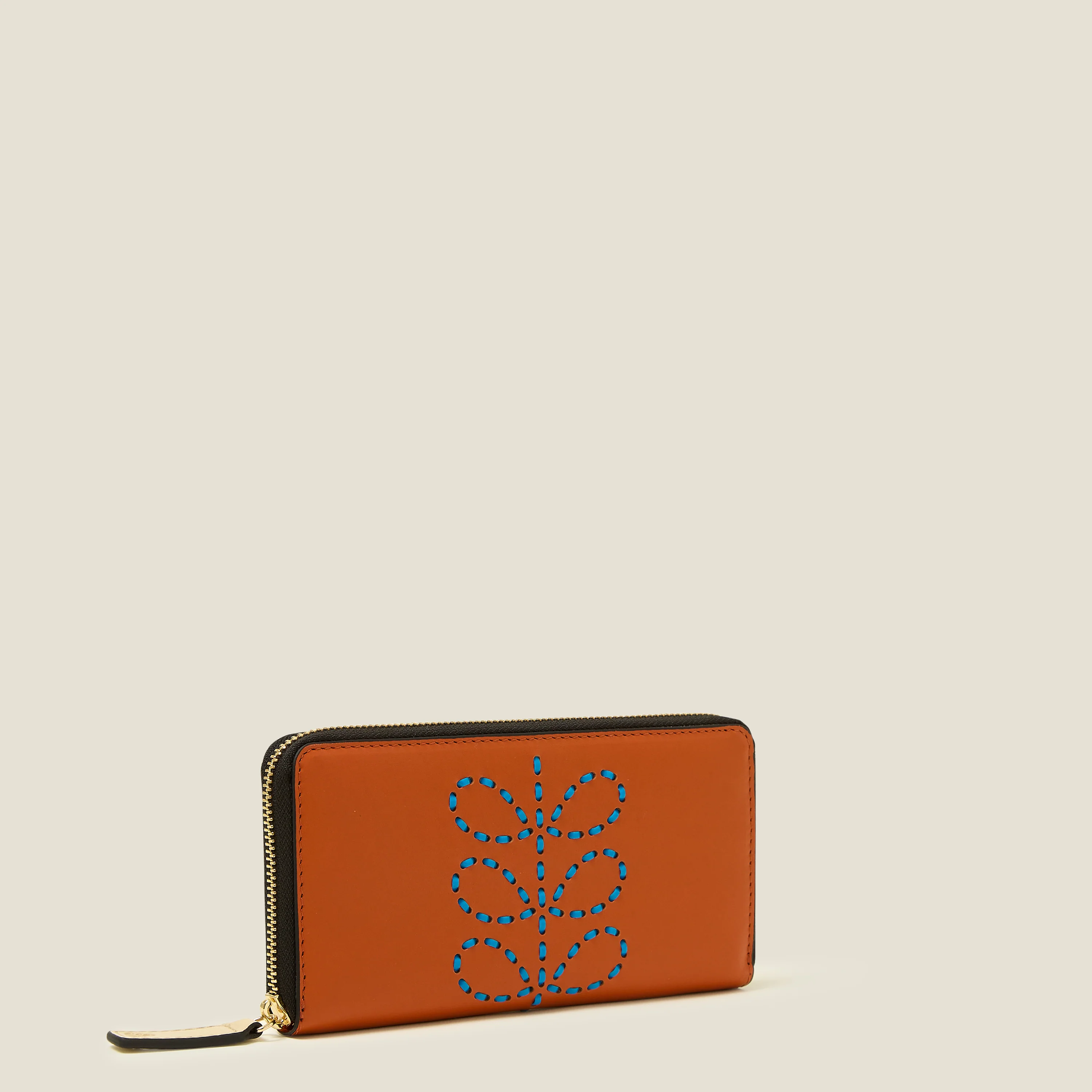 Forget Me Not Wallet - Whipstitch Stem Orange - Image 2