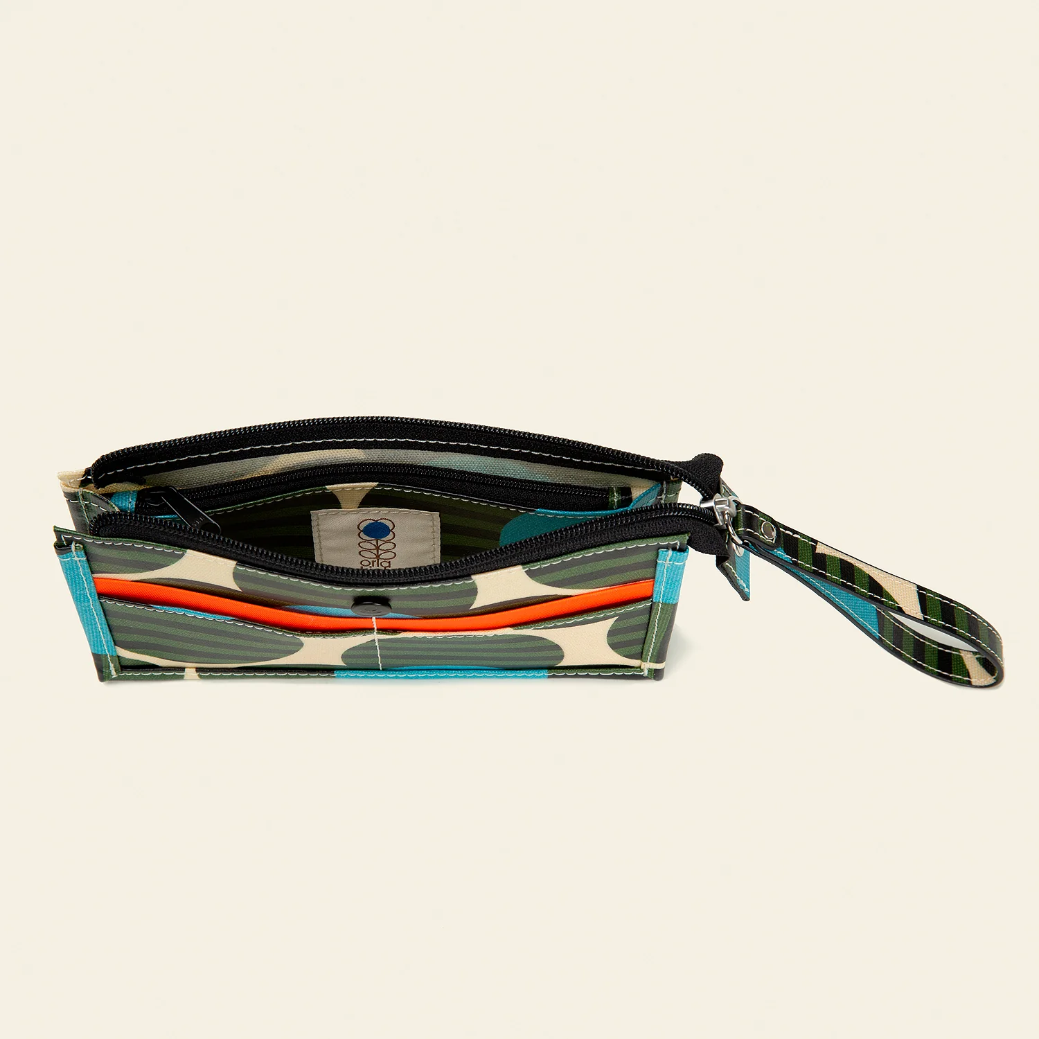 Holden Wrist Wallet - Stripe Flower Calypso - Image 4