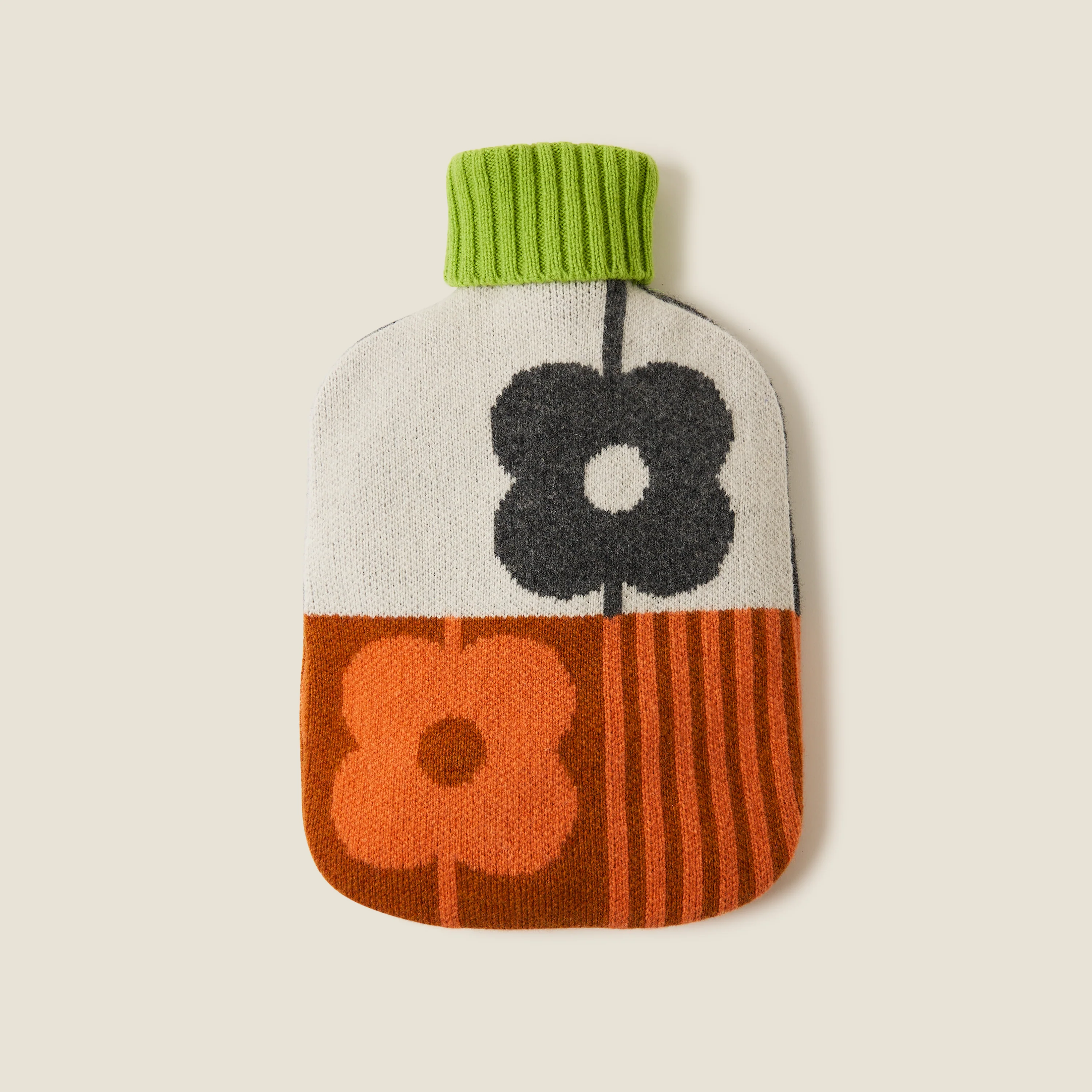 Hot Water Bottle Cover - Abacus Storm Paprika - Image 3