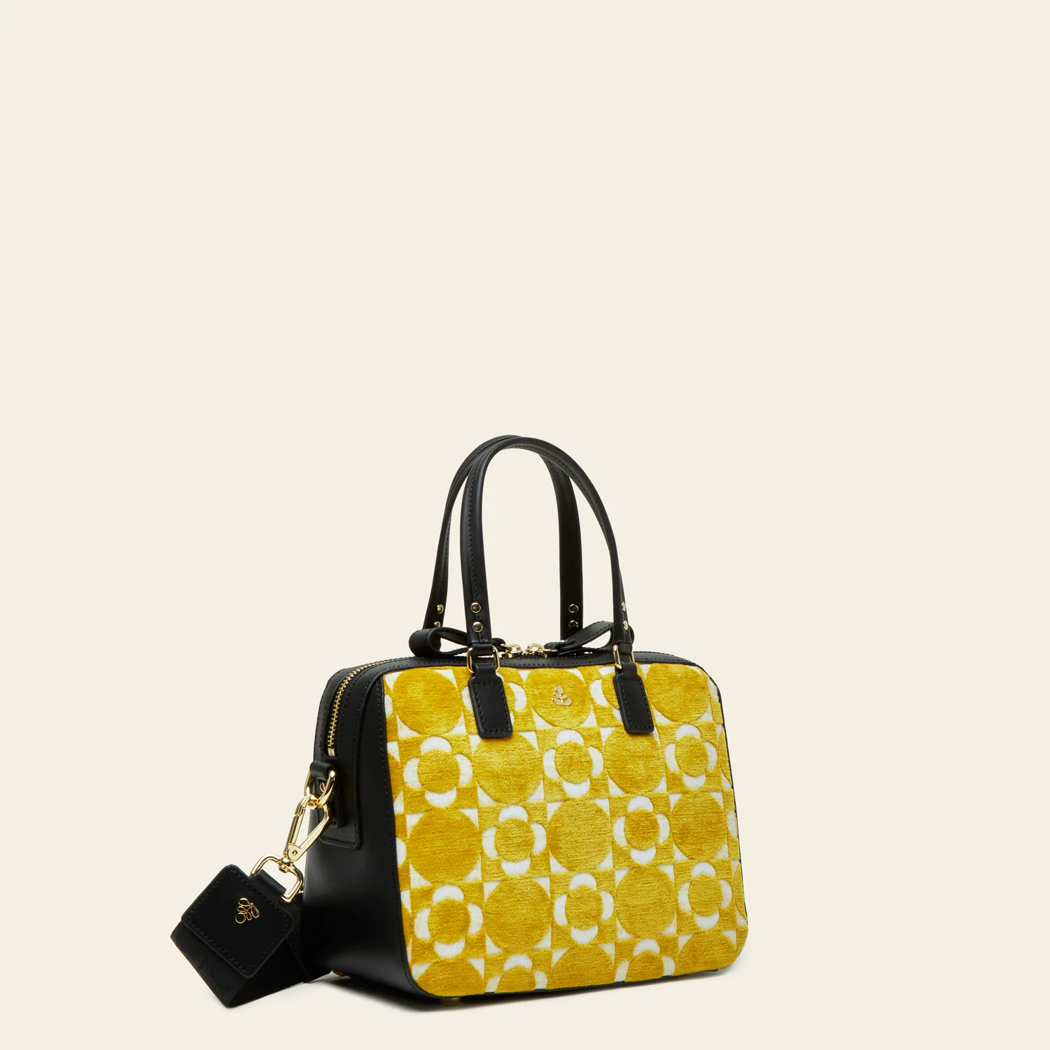 Iris Handbag - Retro Tile Dandelion - Image 3