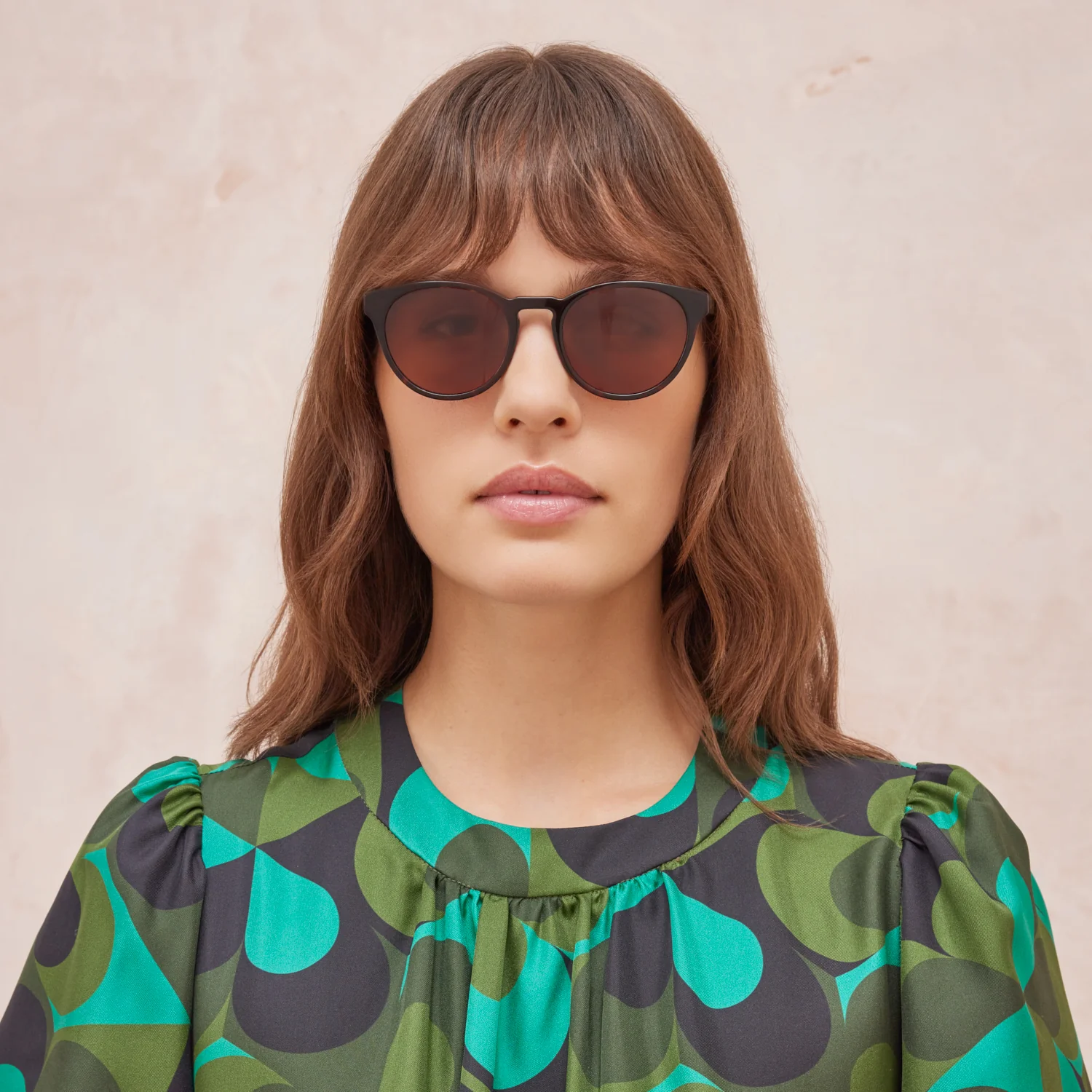 Jasmine Sunglasses - Tortoiseshell & Olive - Image 2