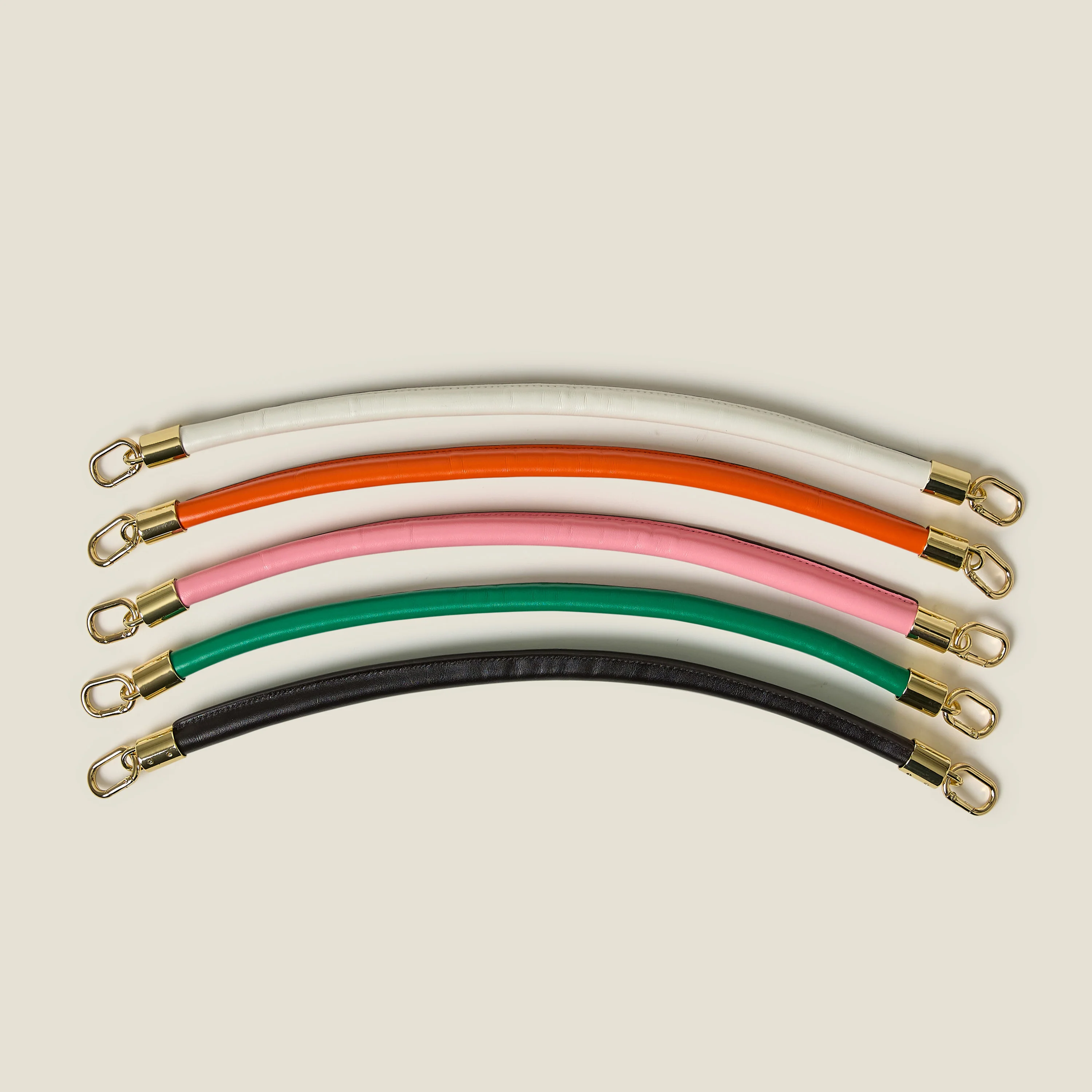Leather Shoulder Strap - Fresh Cream - Image 4