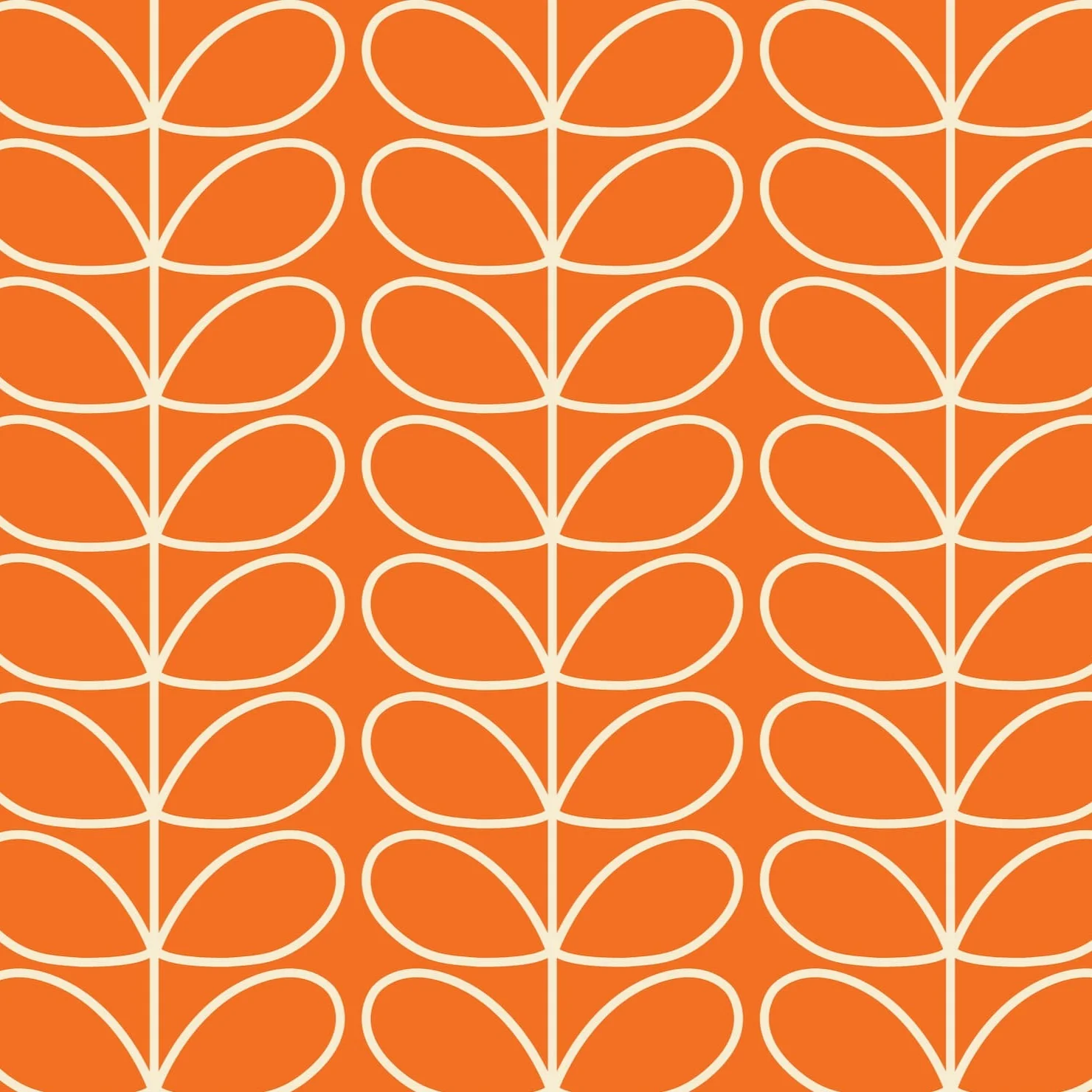 Linear Stem Tomato Wallpaper - Sample