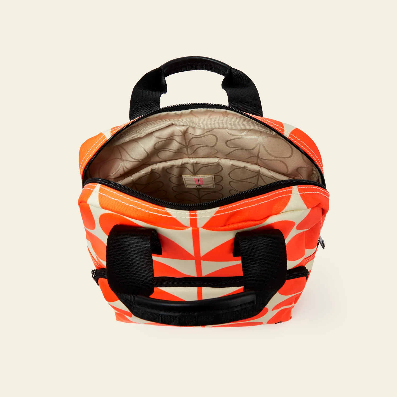 Lotta Backpack - Solid Stem Neon Orange - Image 6
