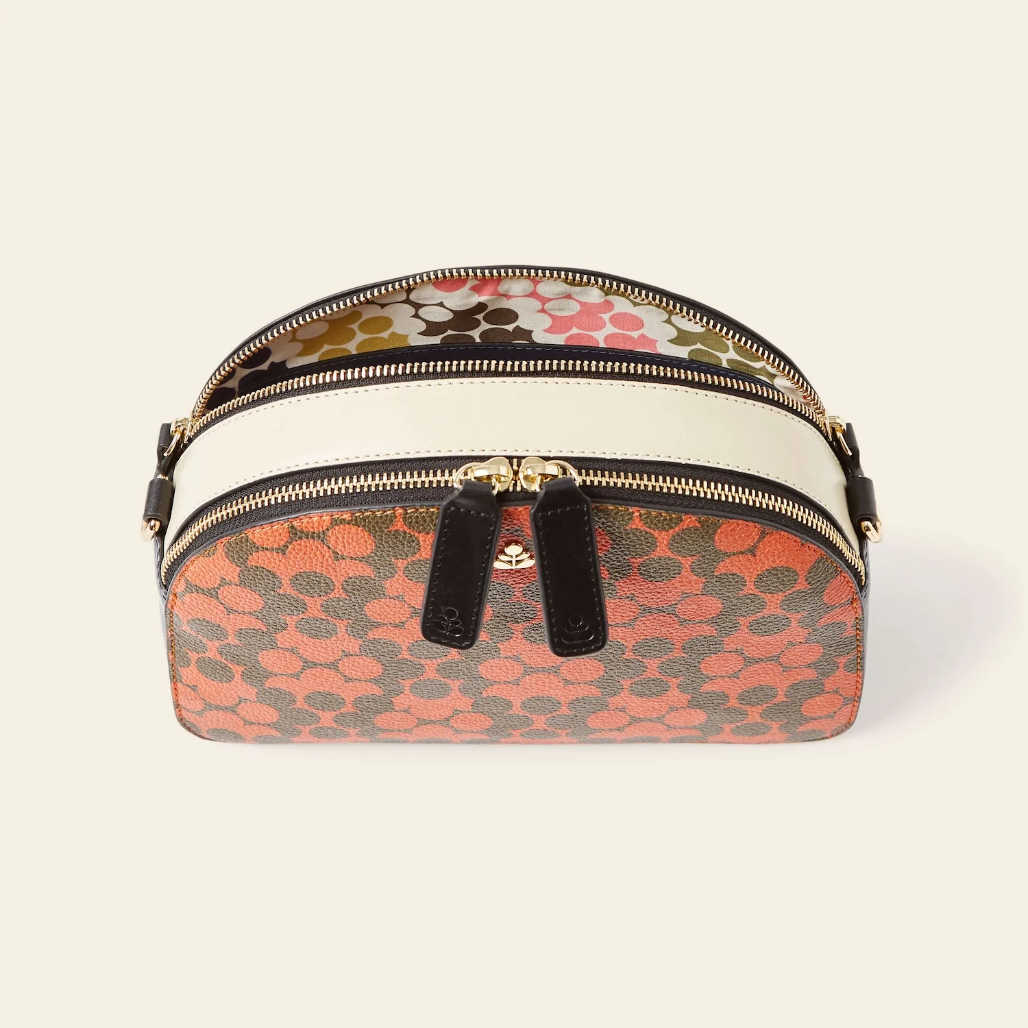 Luna Crossbody - Tomato Puzzle Flower - Image 5