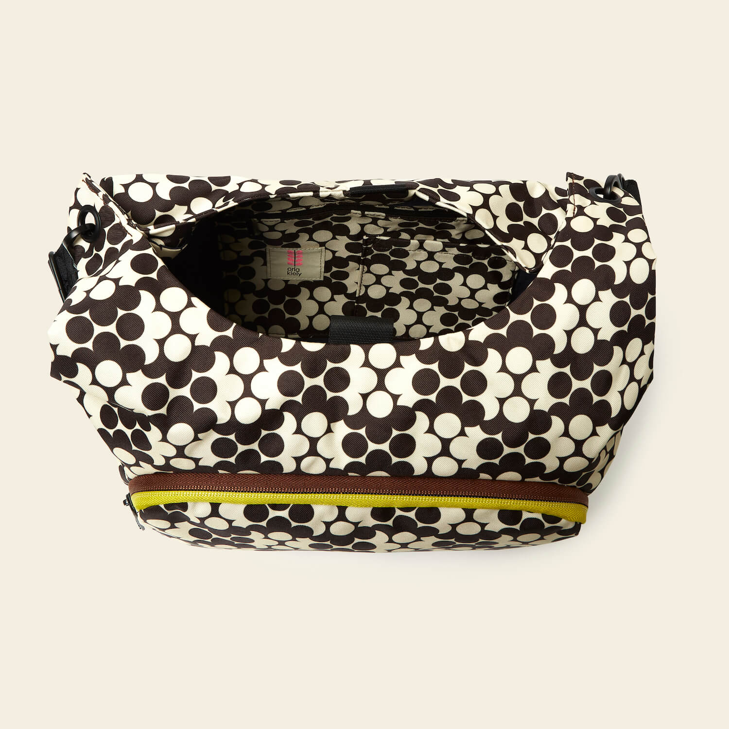 Midi Crossbody - Puzzle Flower Porcini - Image 5