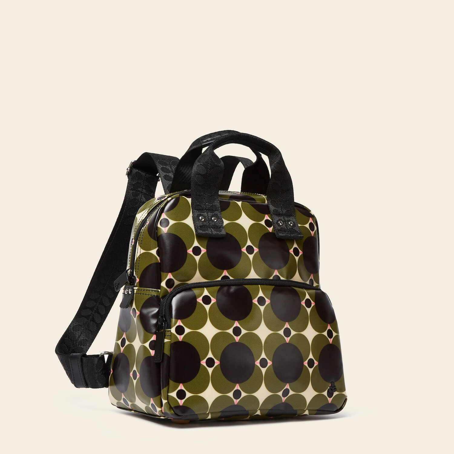 Mini Lotta Backpack - Atomic Flower Khaki - Image 3