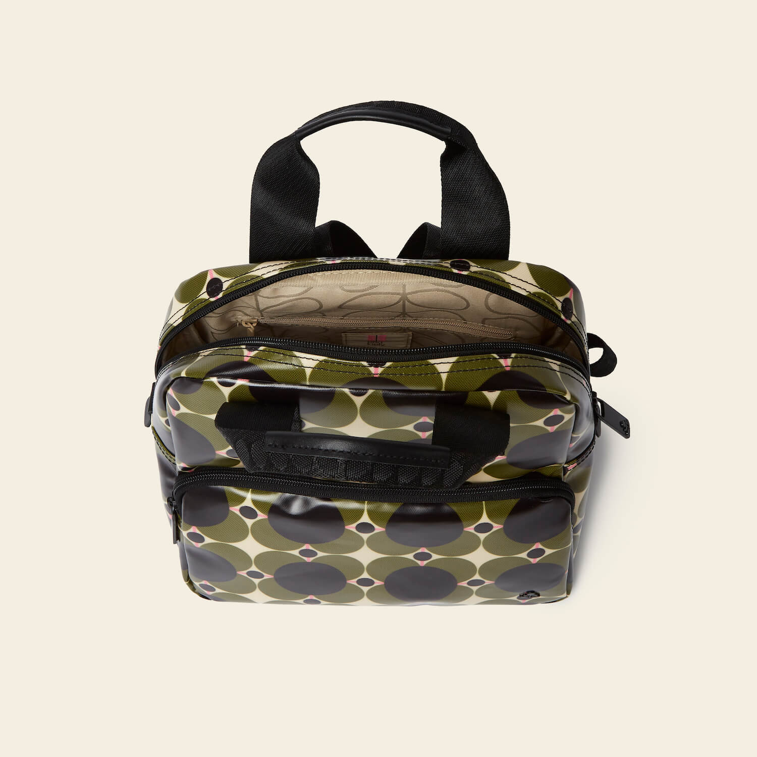 Mini Lotta Backpack - Atomic Flower Khaki - Image 5