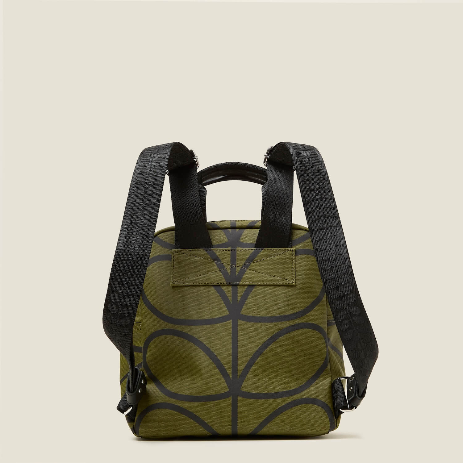 Mini Lotta Backpack - Giant Linear Stem Olive - Image 4