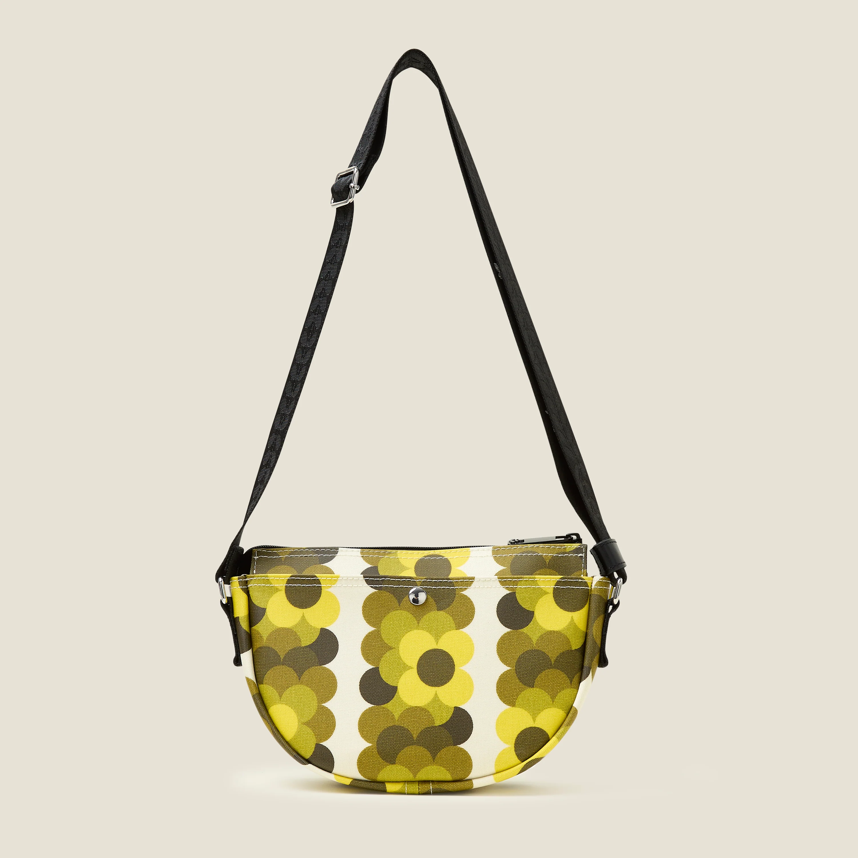 Mini Rounder Crossbody - Retro Flower Yellow - Image 4