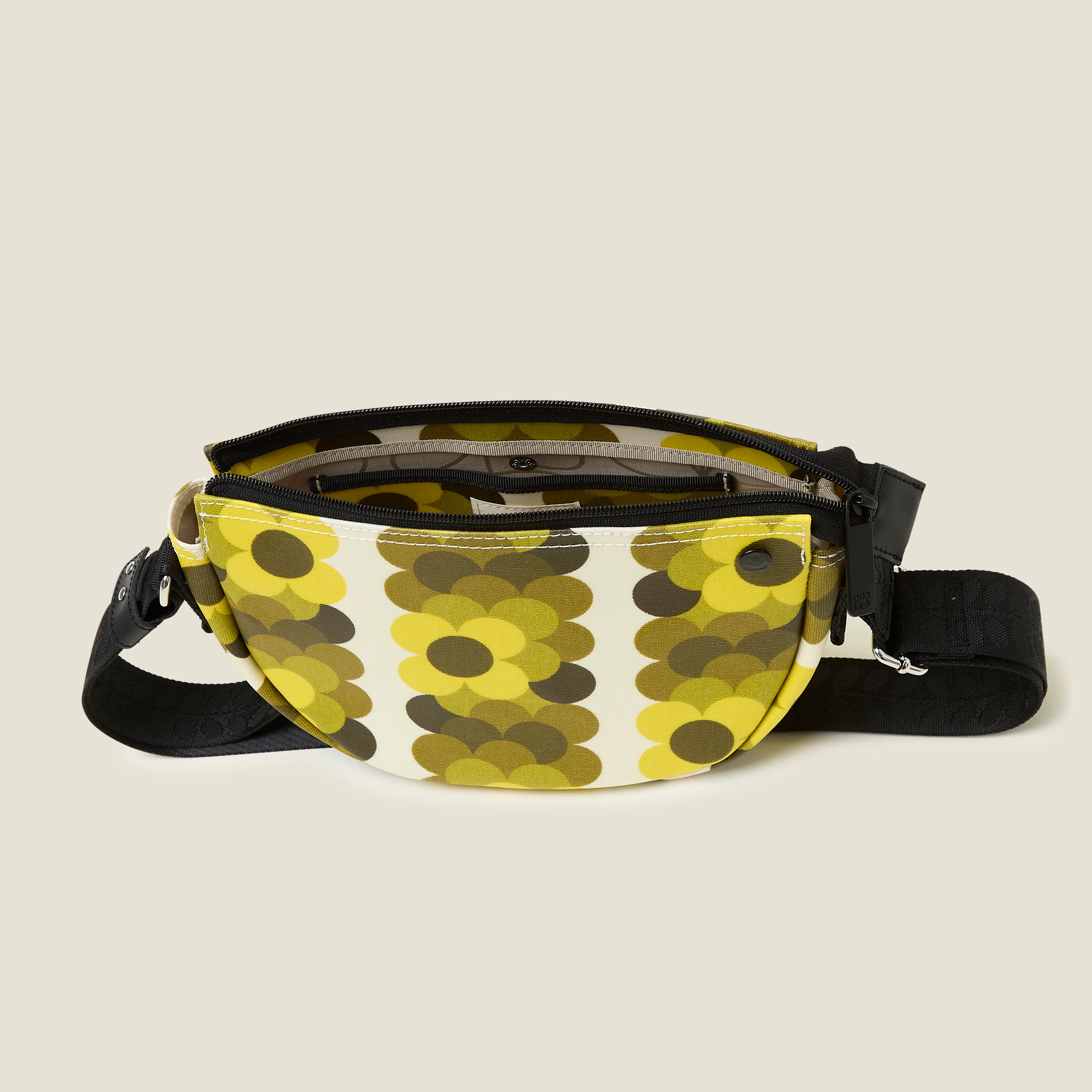 Mini Rounder Crossbody - Retro Flower Yellow - Image 5