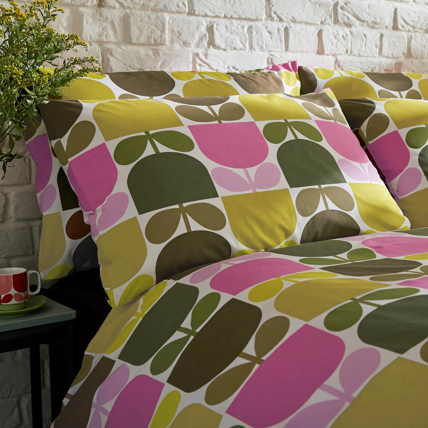 Multi Block Stem Bed Linen Set - Multi - Image 3