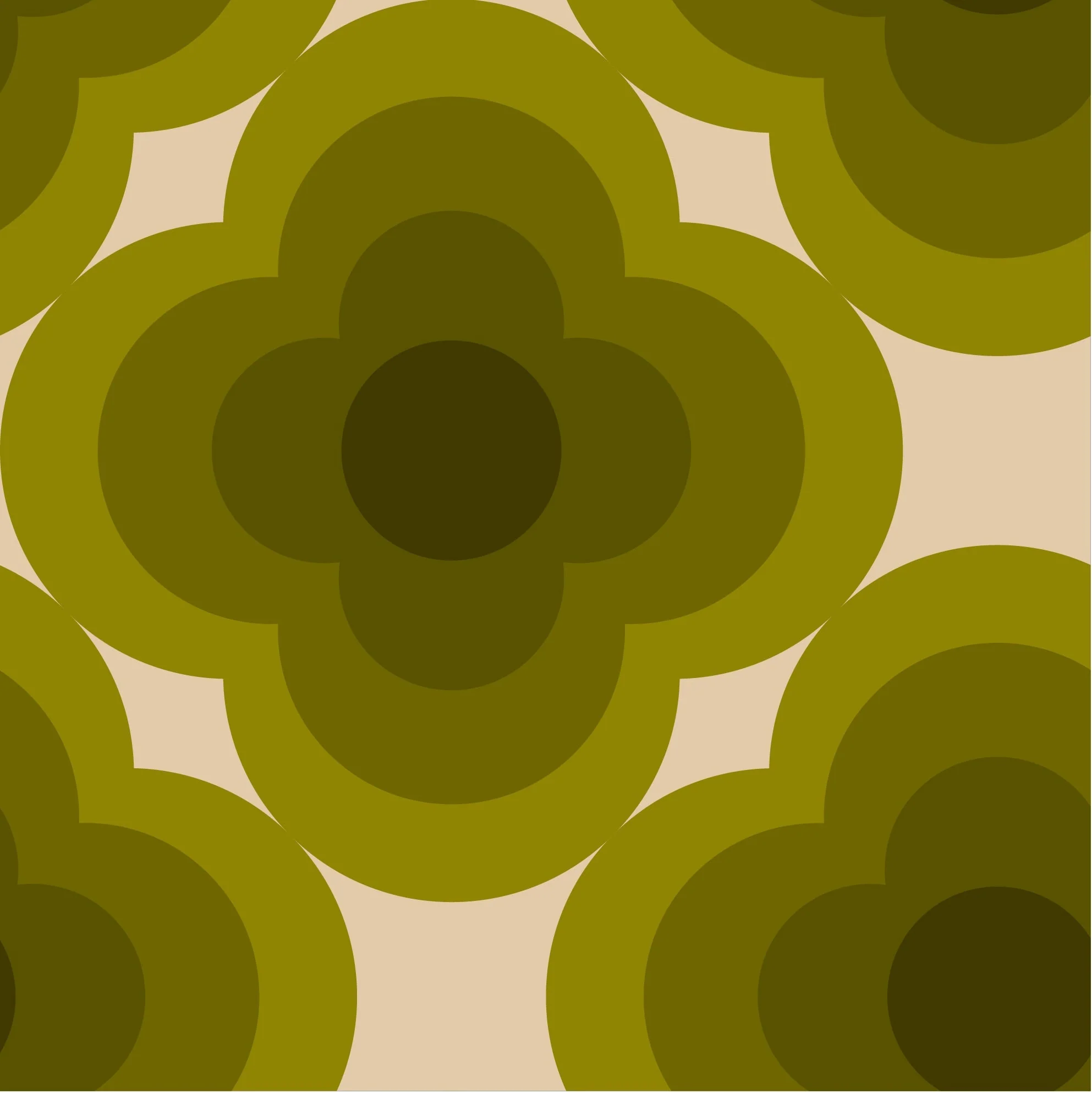 Radial Flower Seagrass Wallpaper - Image 2